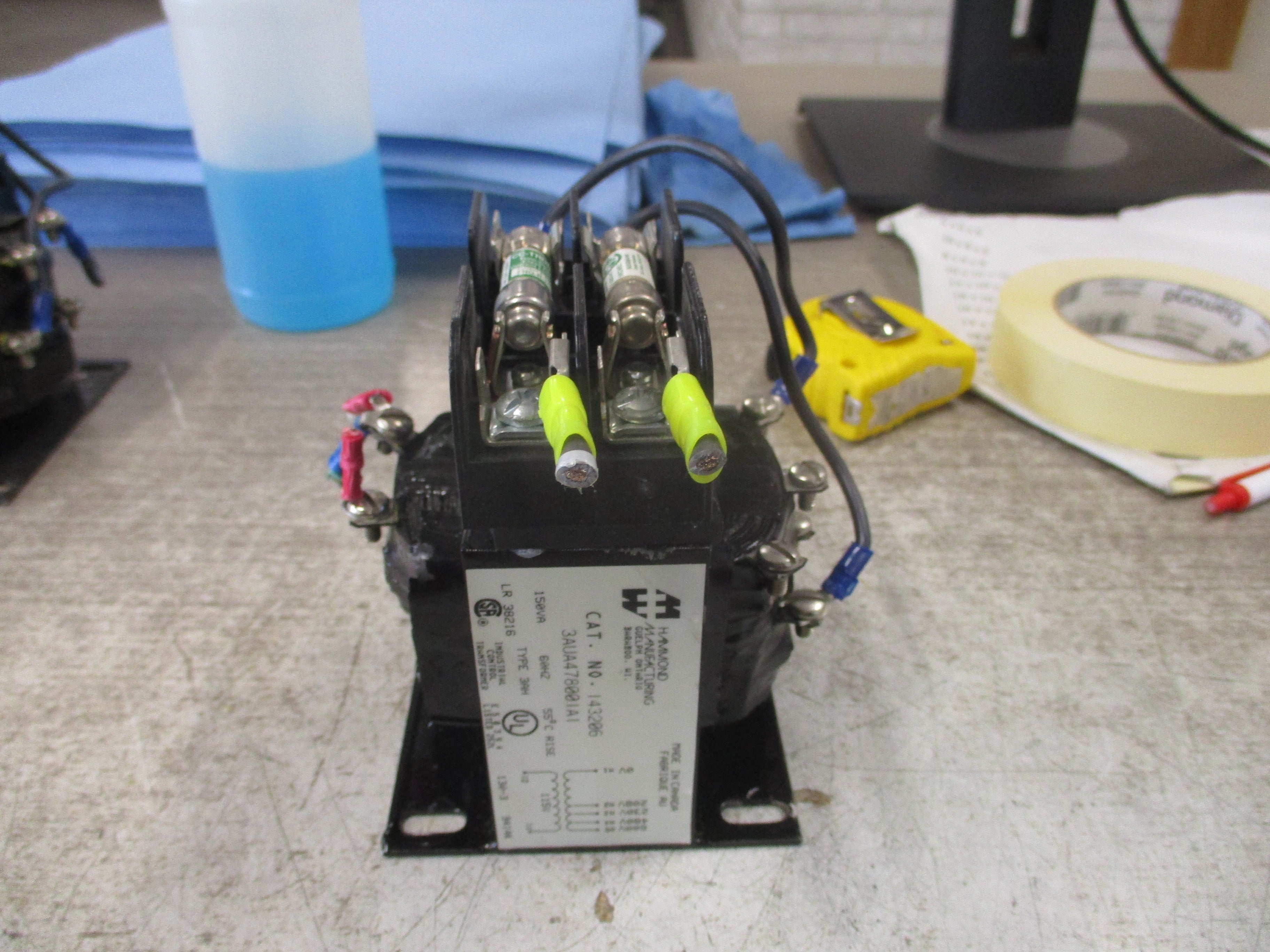 Hammond Control Transformer 143206 3AUA478001A1 150VA Pri: 208/230/480/600V