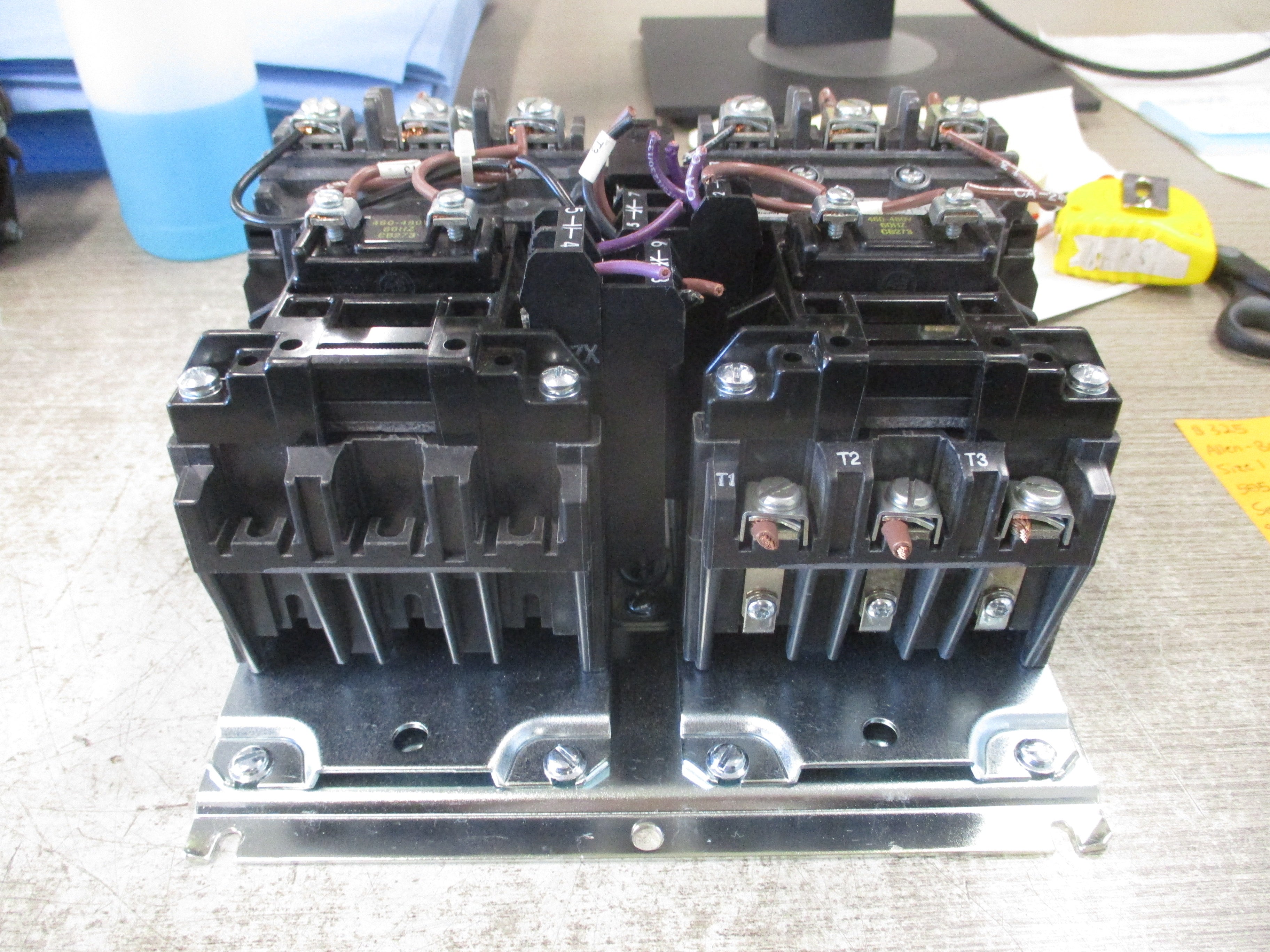 Allen-Bradley Size 1 Reversing Contactor 505-BOB-23 Ser. C 460-480V Coil 27A