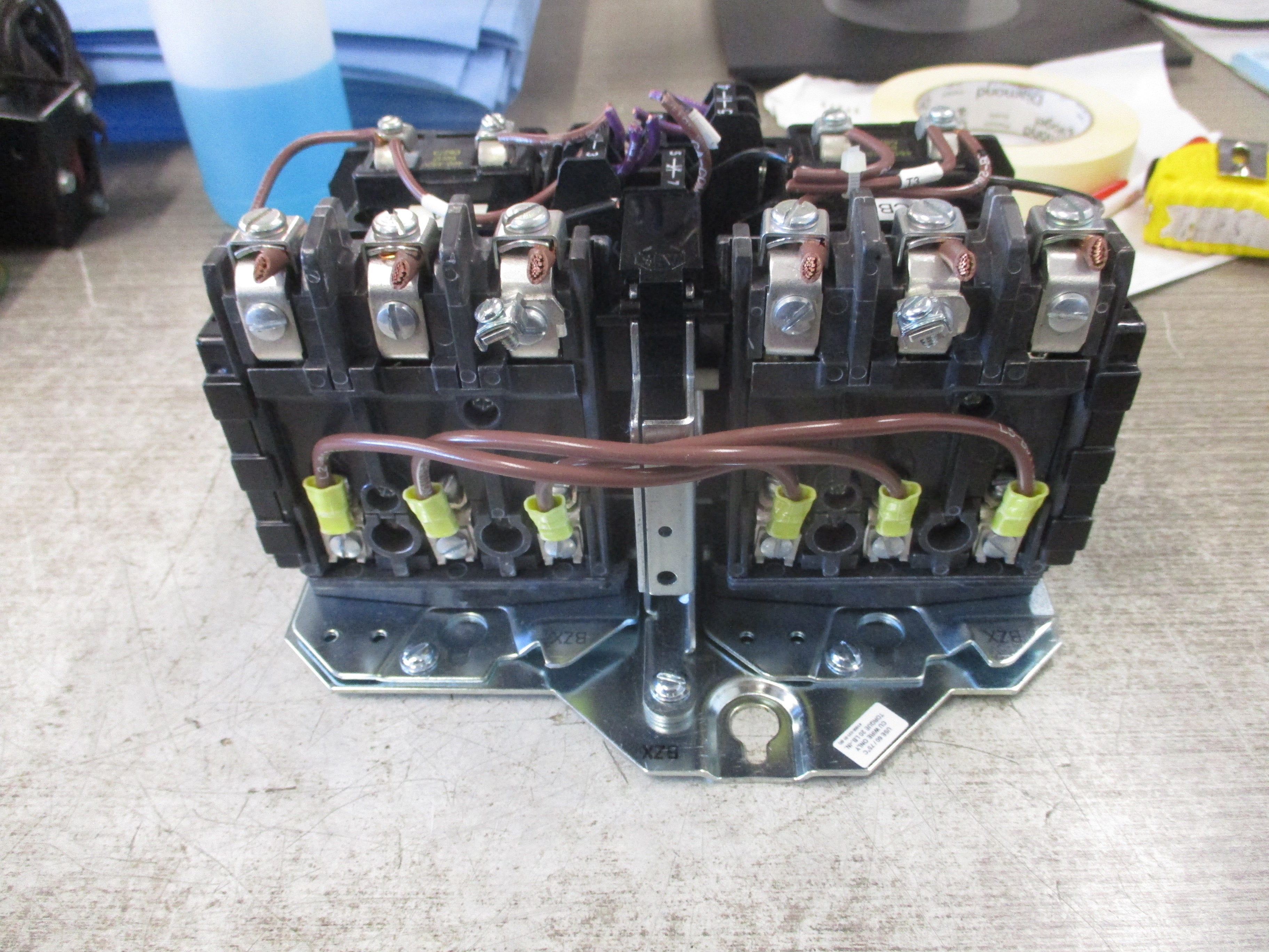 Allen-Bradley Size 1 Reversing Contactor 505-BOB-23 Ser. C 460-480V Coil 27A
