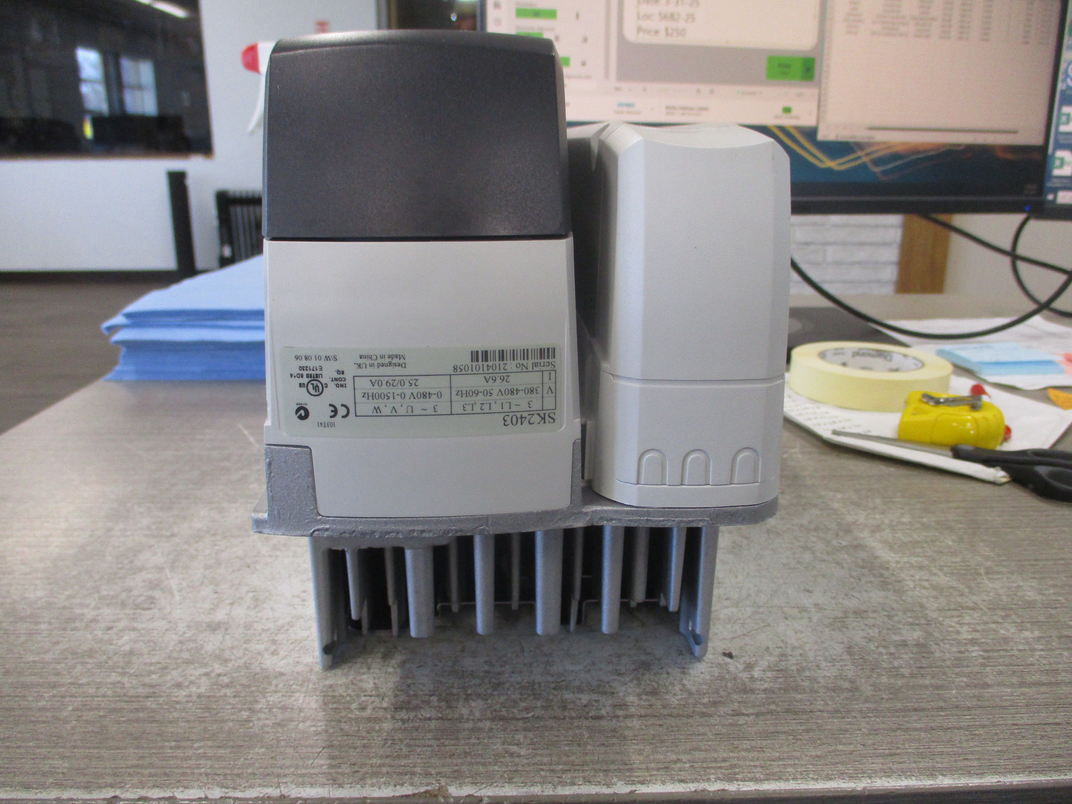 Emerson Control Techniques AC Drive SK2403 Input: 380-480V 50/60Hz 26.6A