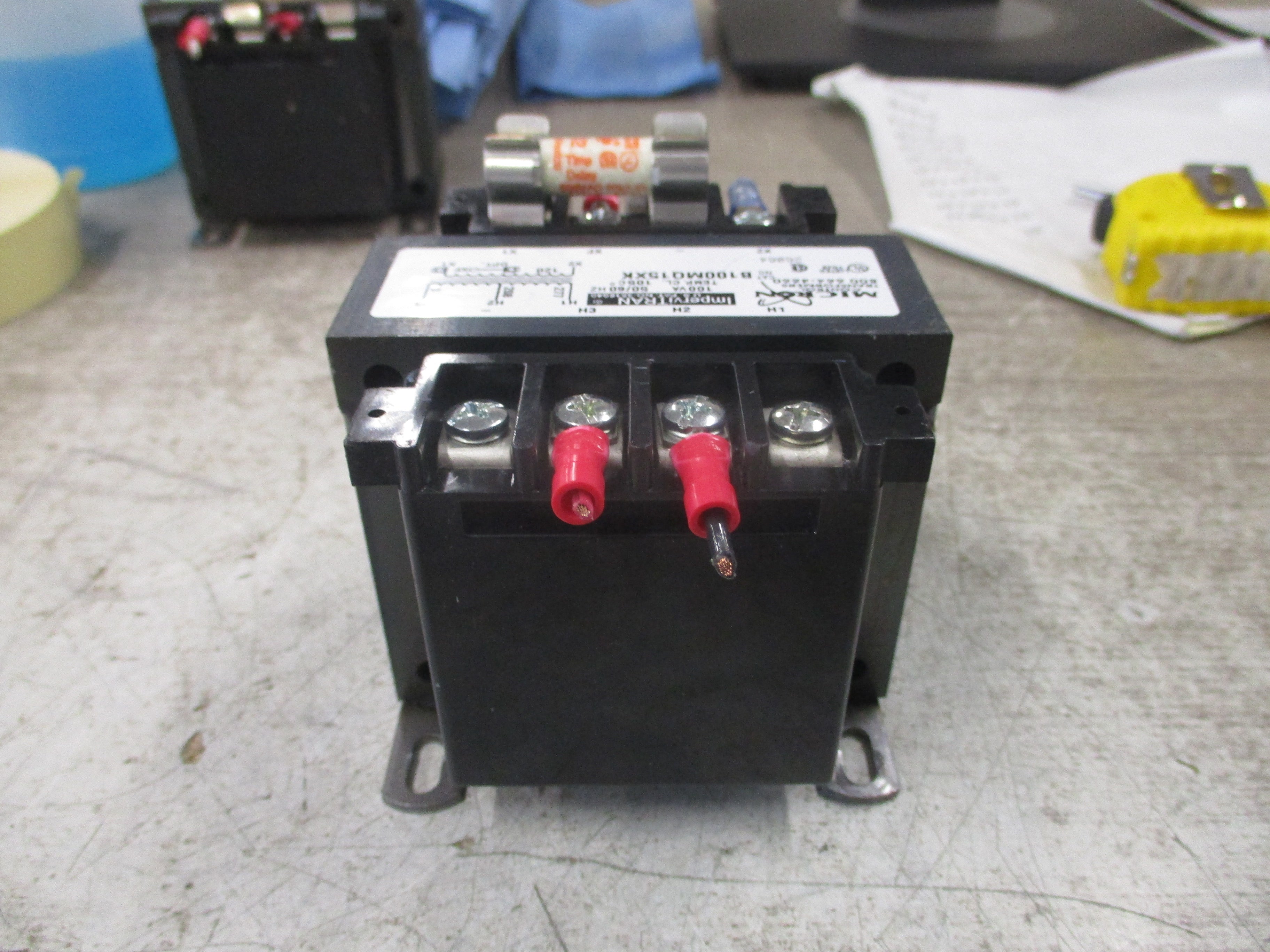 Micron ImperviTRAN Control Transformer B100MQ15XK 100VA Pri: 208/277V Sec: 120V