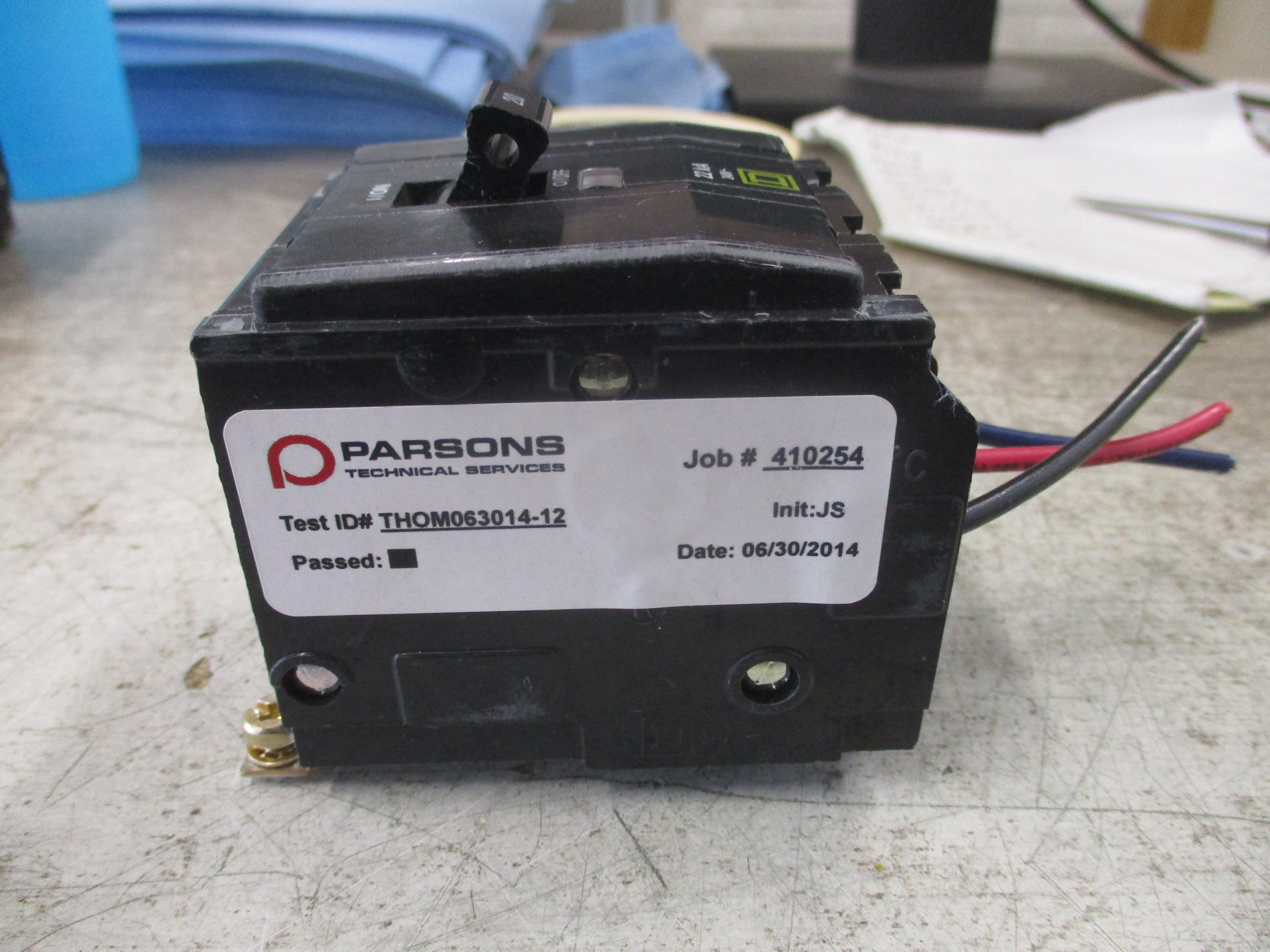 Square D Bolt-On Circuit Breaker QOB320VH 20A 240V 3P 22KA Used