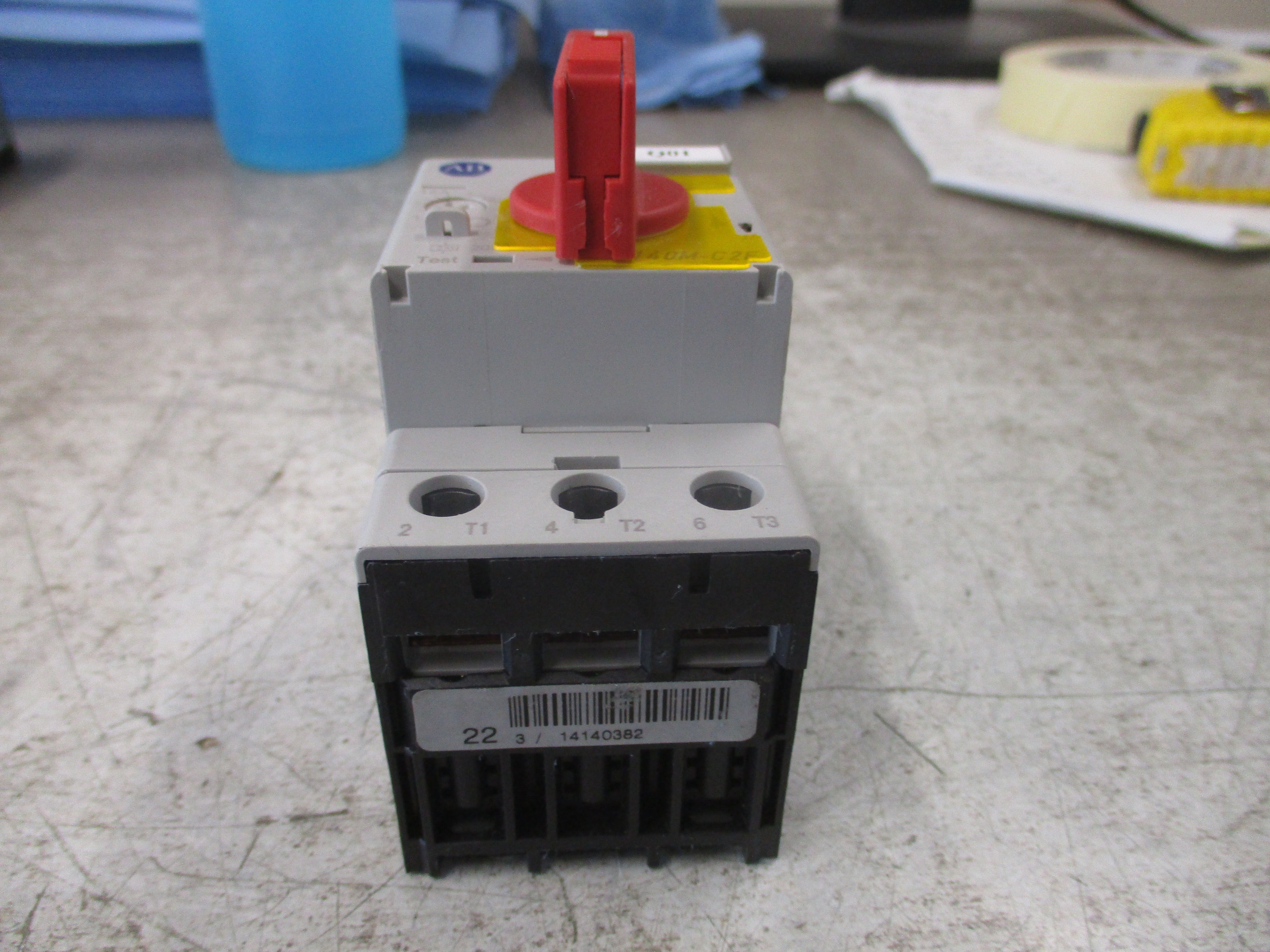 Allen-Bradley Manual Motor Protector 140M-C2E-C16 Ser. B Trip: 10-16A Used