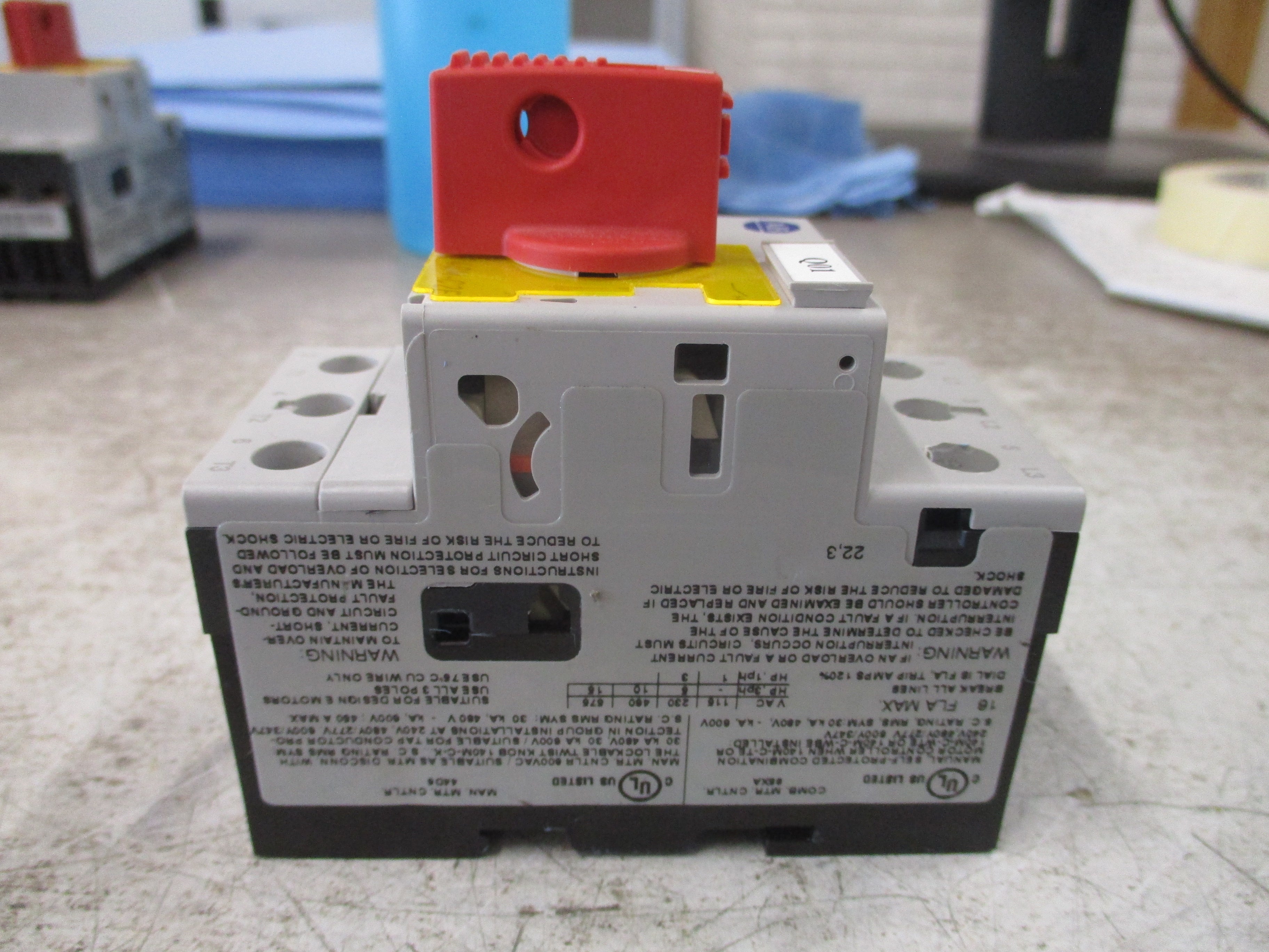 Allen-Bradley Manual Motor Protector 140M-C2E-C16 Ser. B Trip: 10-16A Used