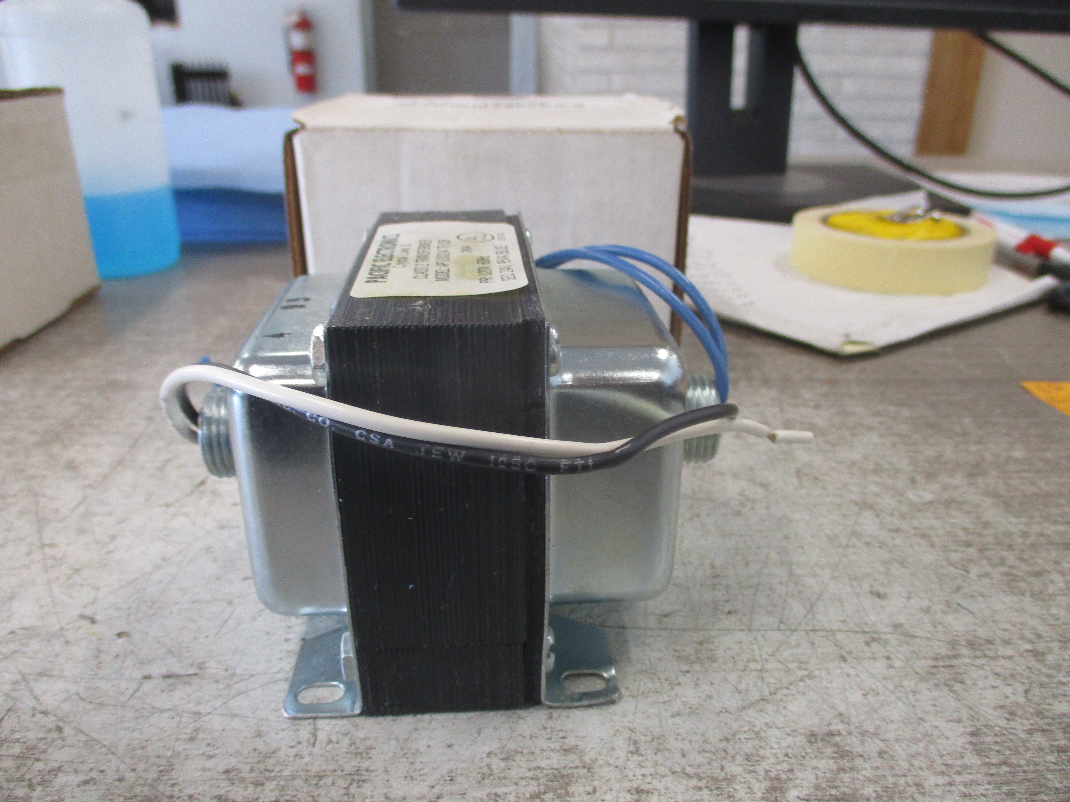 Pacific Electronics Transformer AP-10024 TF/CB Pri: 120V Sec:24V 95VA 60Hz