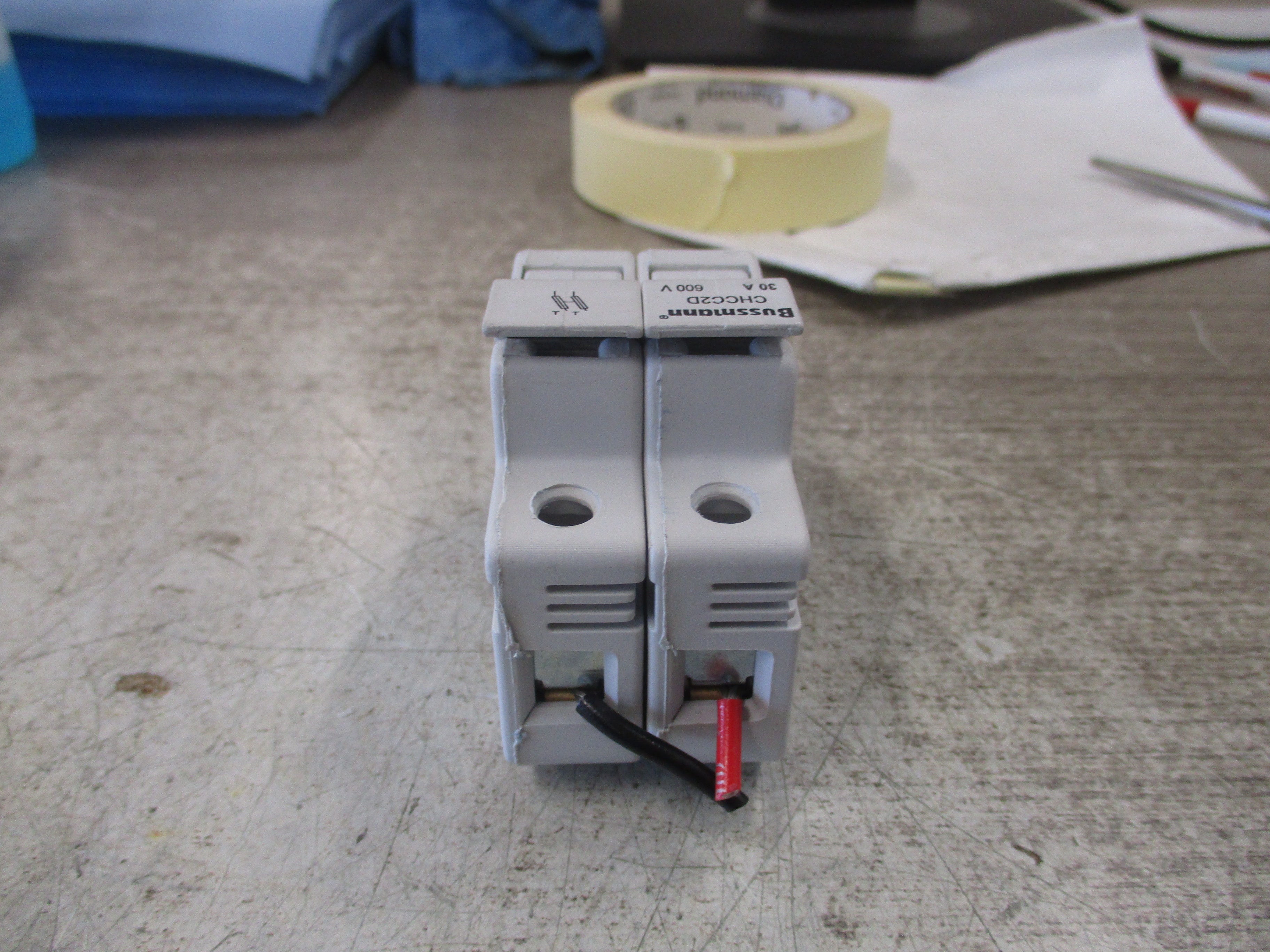 Bussmsnn Fuseholder CHCC2D 30A 600V 2P Used