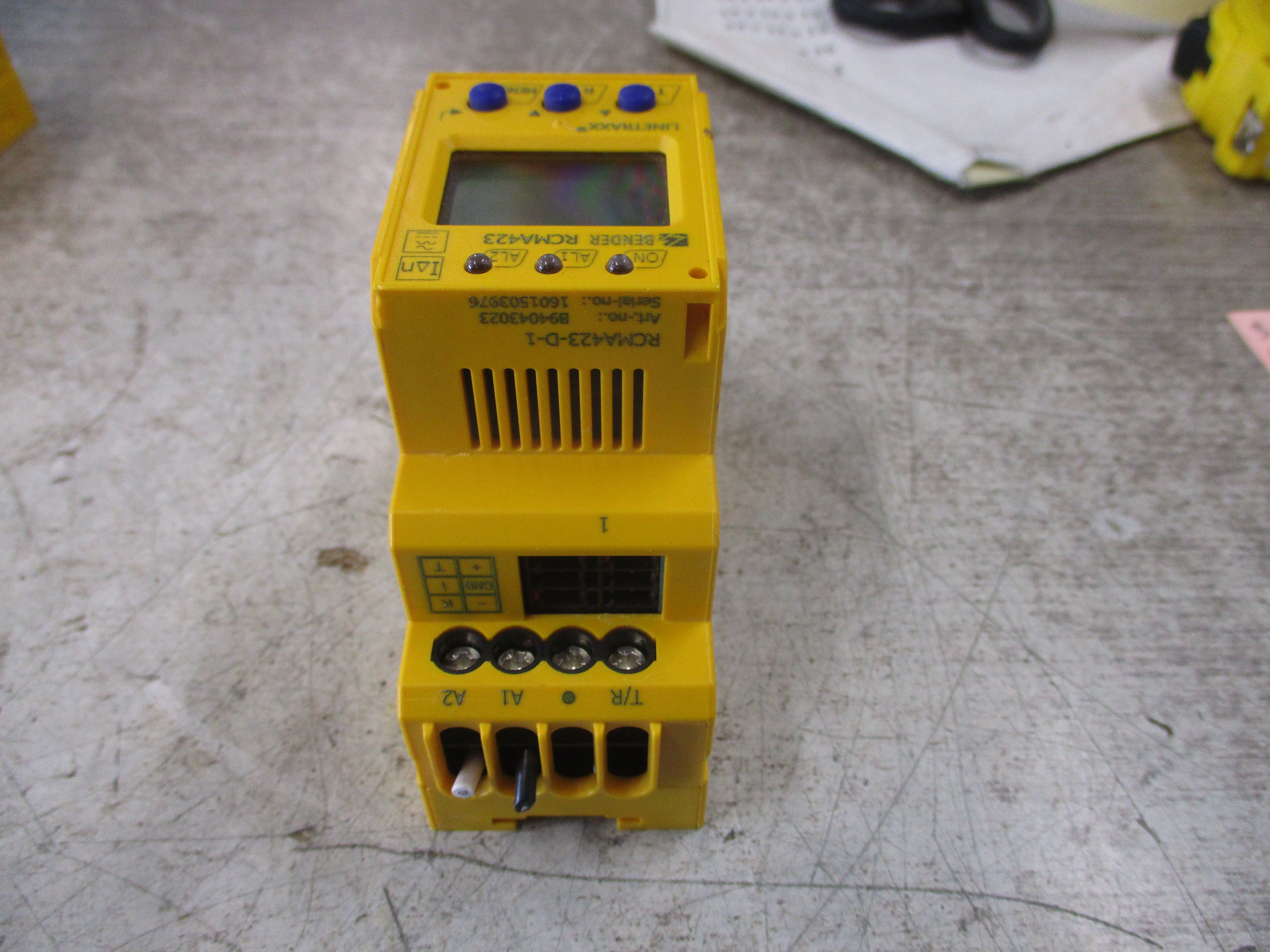 Bender Linetraxx Residual Current Monitor RCMA423-D-1 16-72VAC 9.6-94VDC