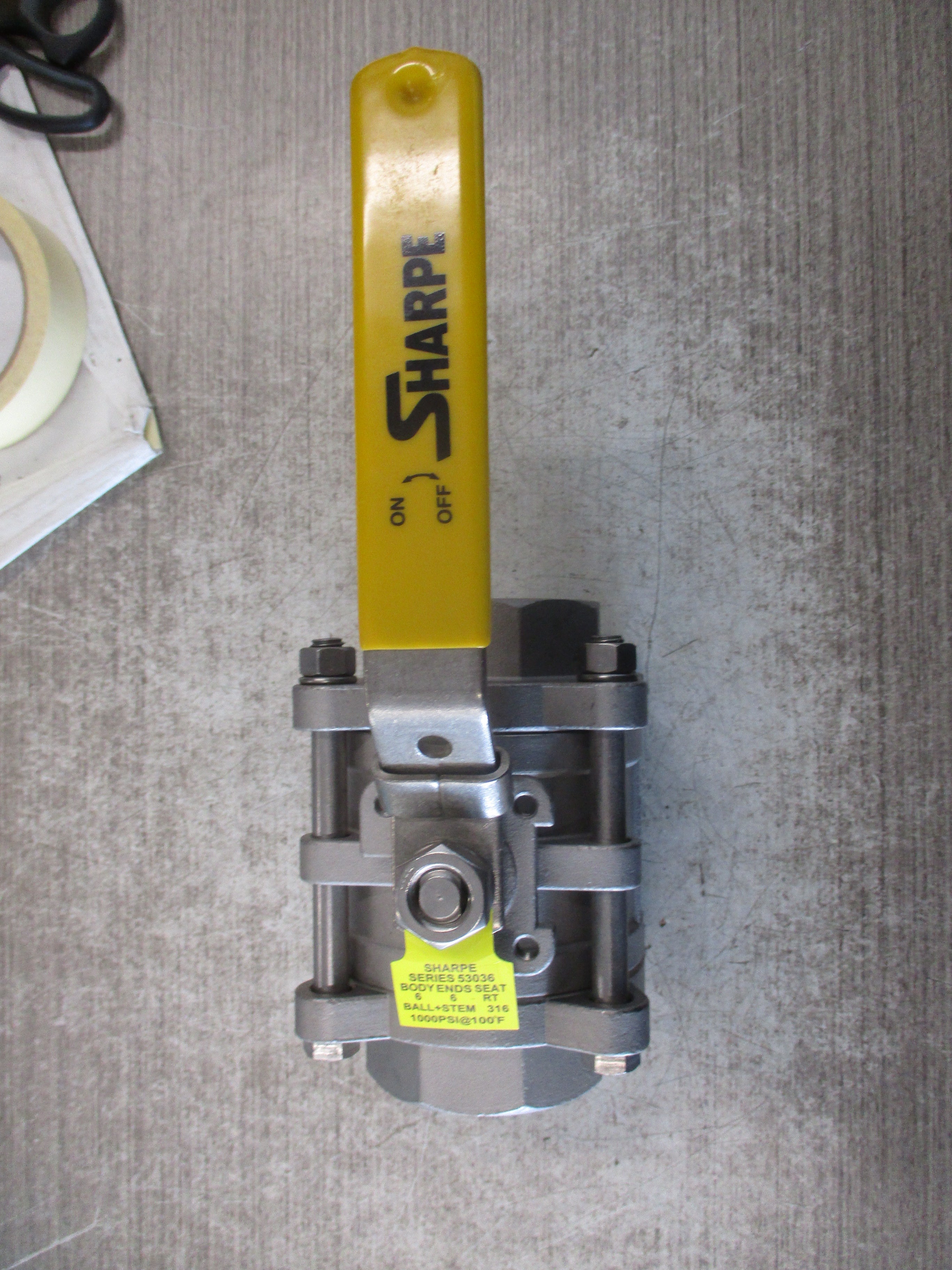 Sharpe Series 53036 Stainless Steel Ball Valve SV53036TE024 Size: 2 1/2"