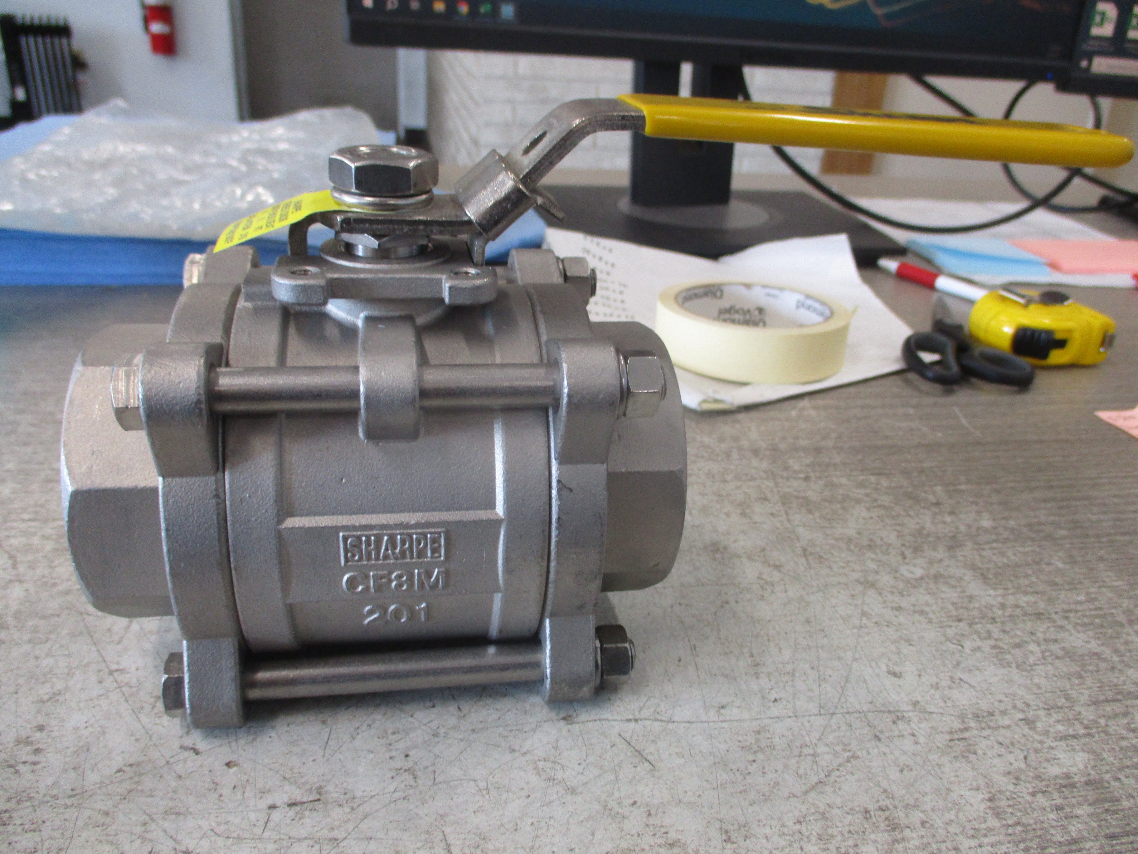 Sharpe Series 53036 Stainless Steel Ball Valve SV53036TE024 Size: 2 1/2"