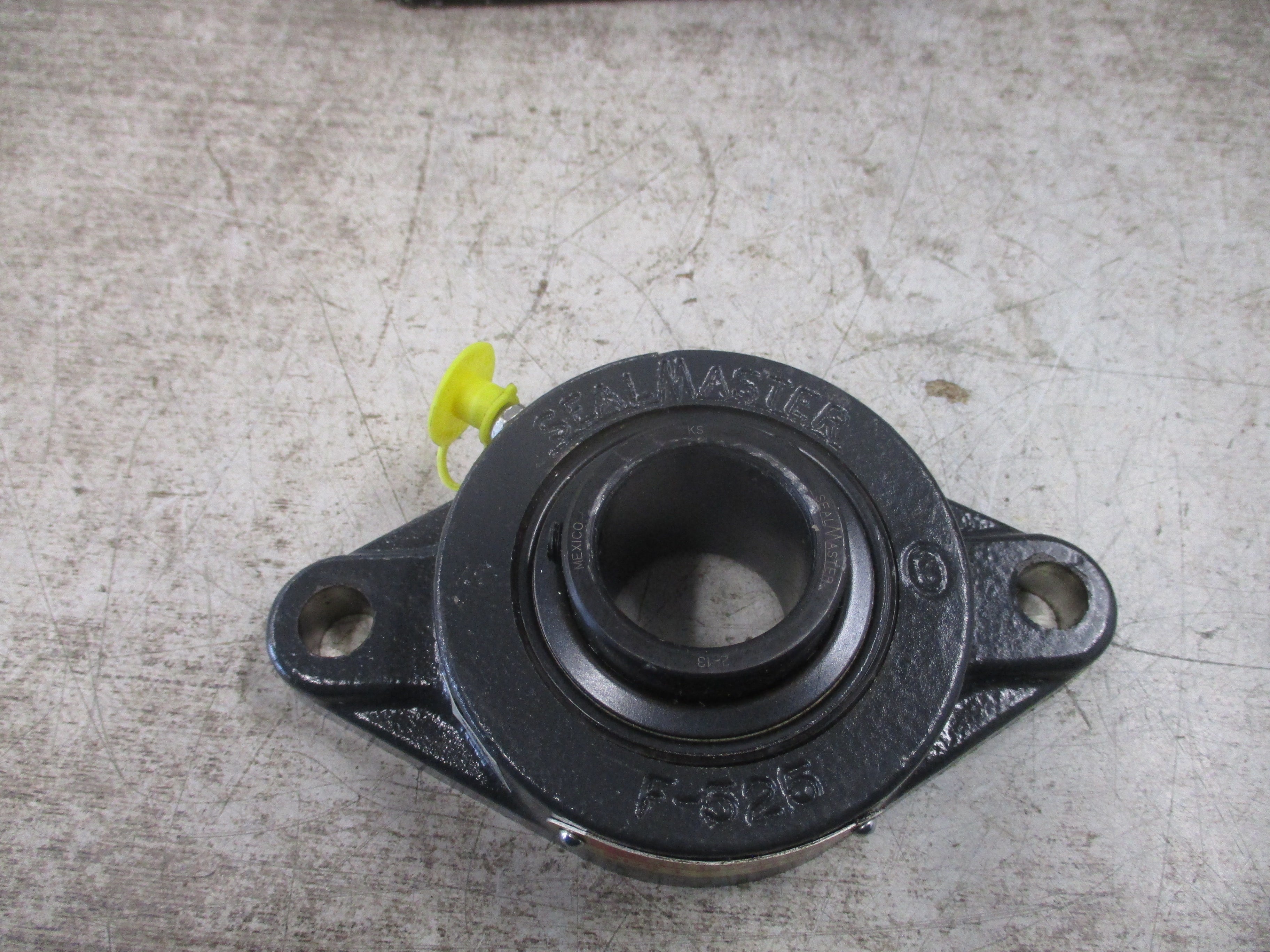 SealMaster Gold Line Set Screw Flange Bearing SFT-19 1 3/16" New Surplus
