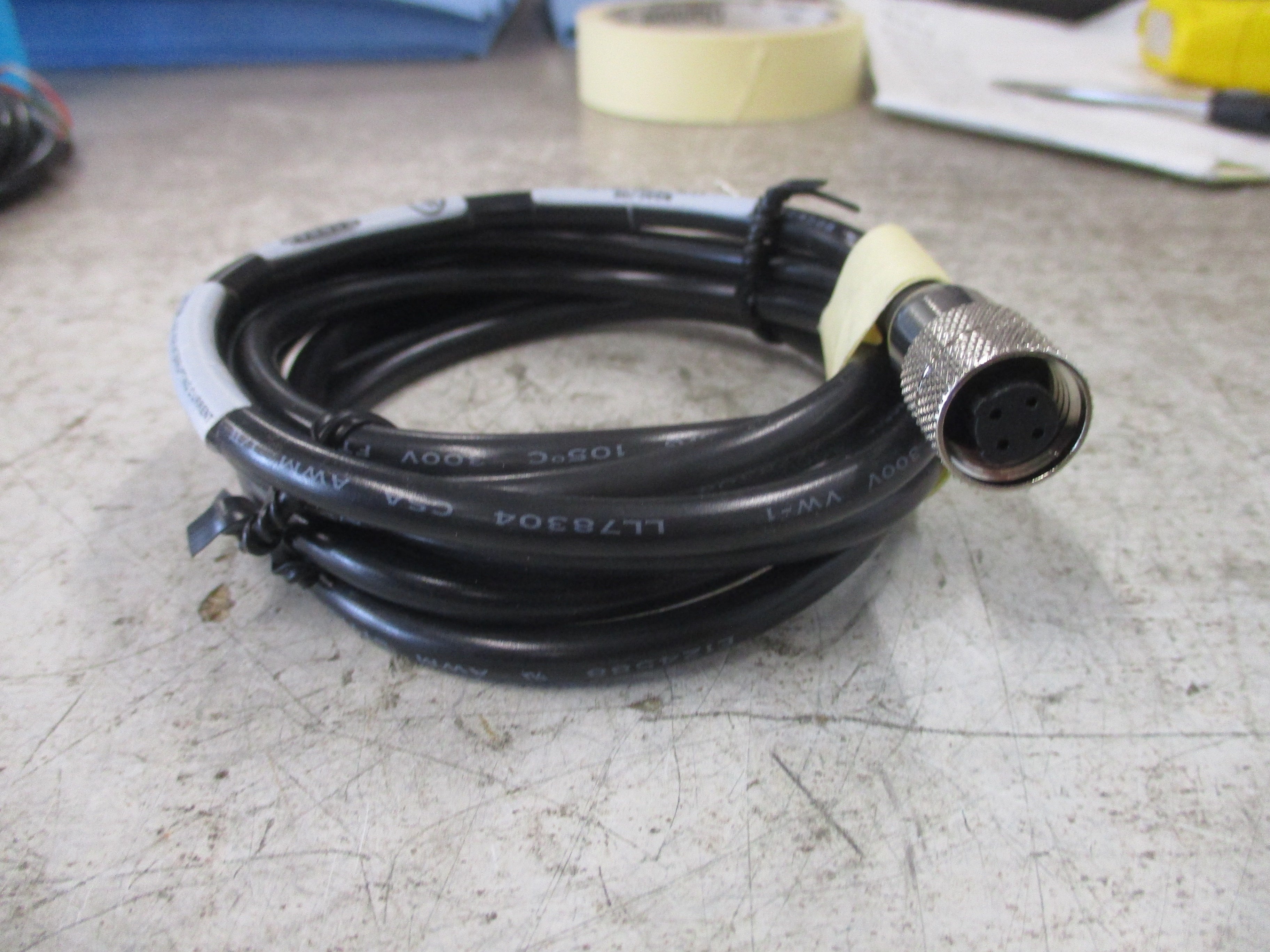 Banner Cordset MQAC-406 250V 4A Used