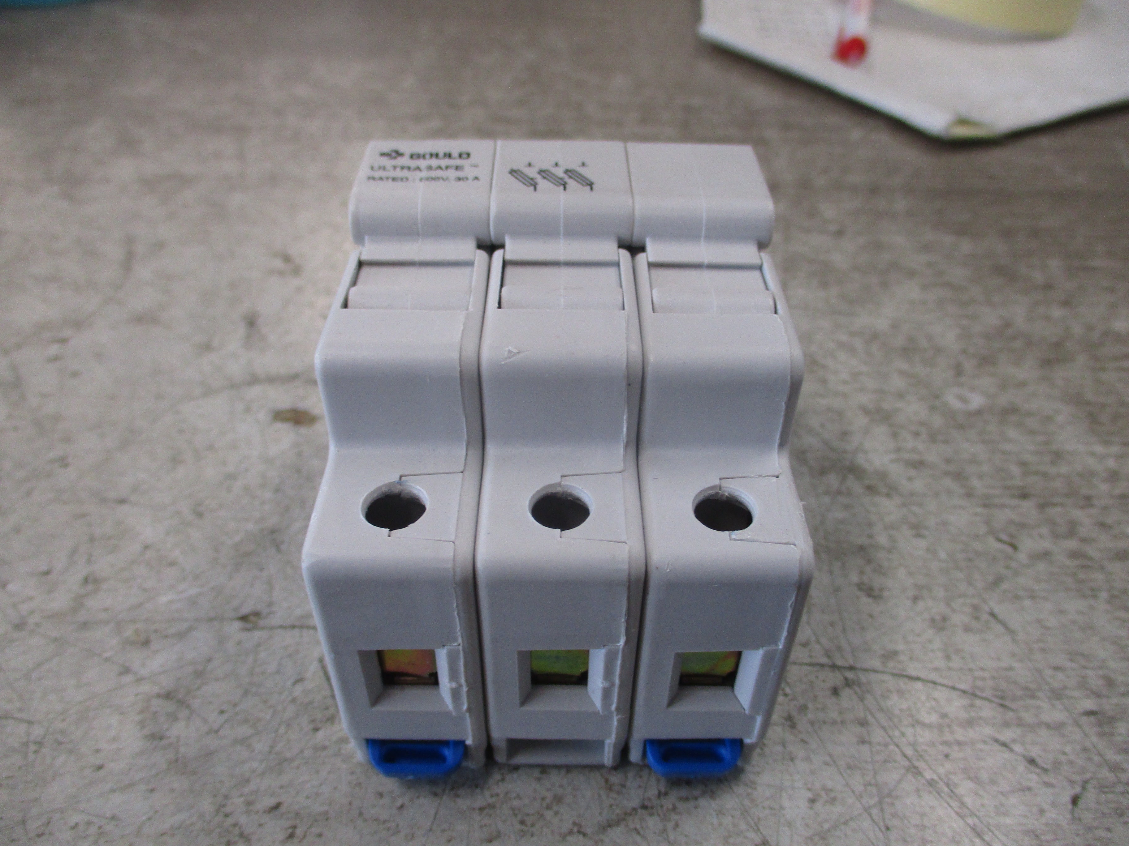 Gould Ultrasafe Fuseholder USM3 30A 600V 3P Used