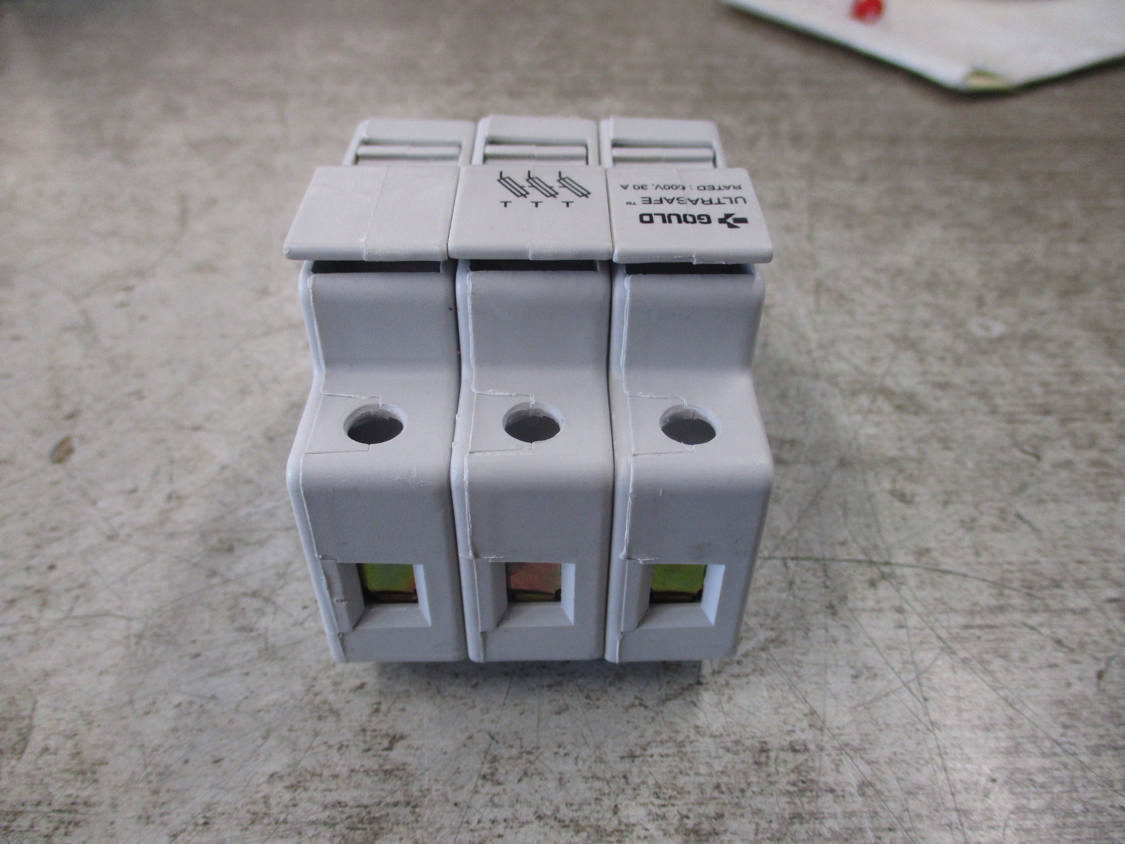 Gould Ultrasafe Fuseholder USM3 30A 600V 3P Used