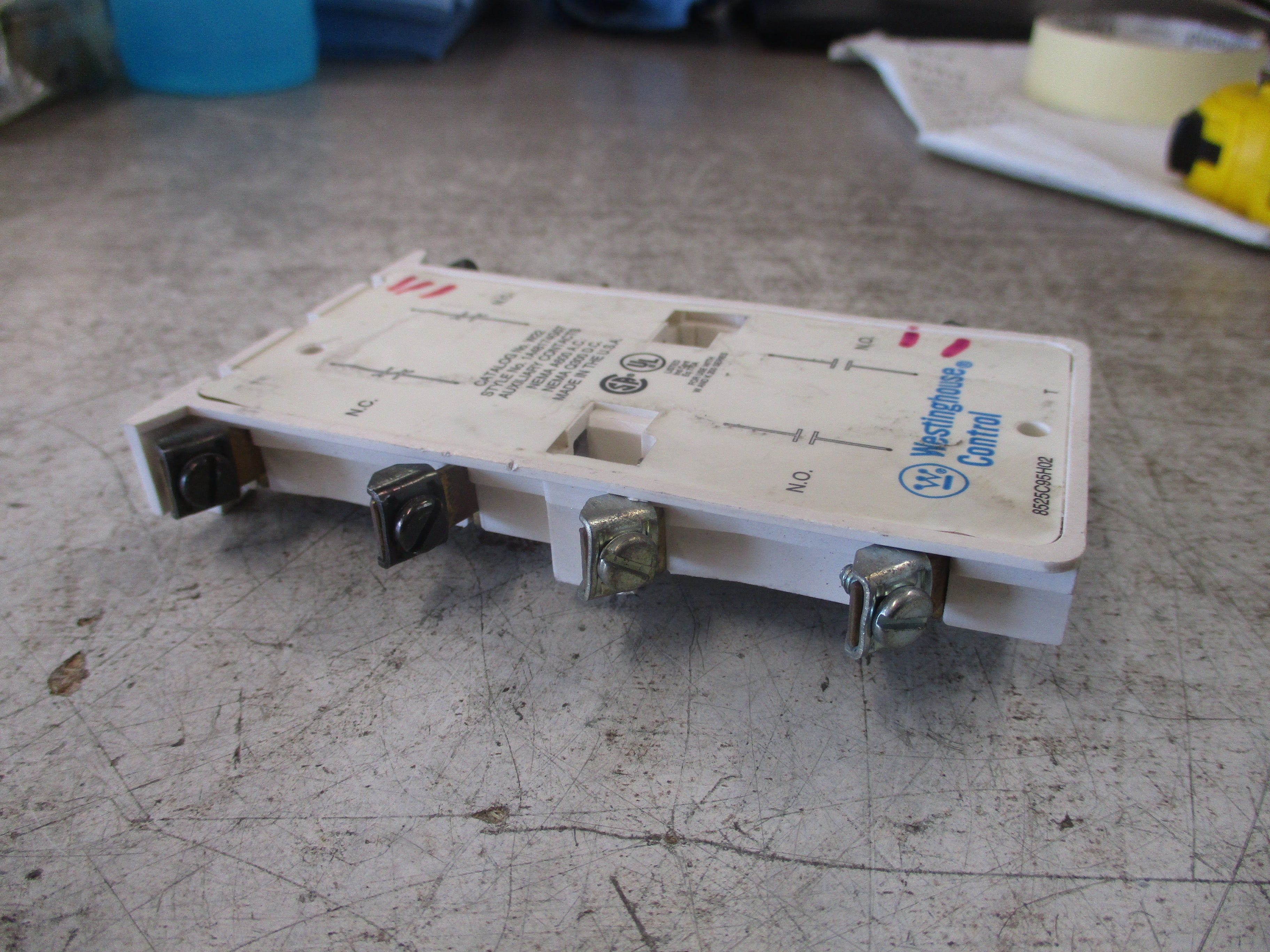 Westinghouse Aux Contact W22 Style#: 1A48174G07 *Missing (1) Terminal Screw*