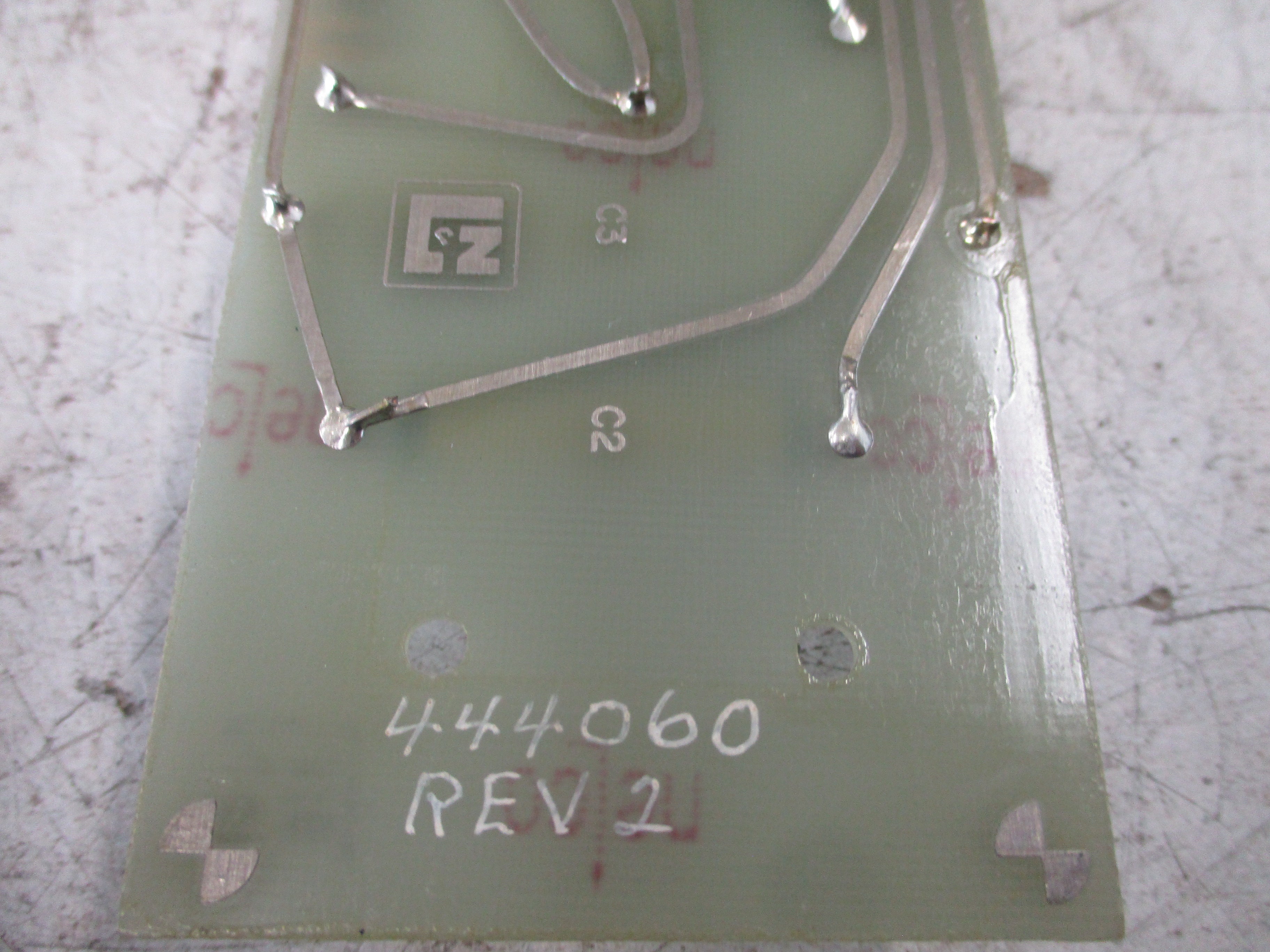 Leeds & Northrup Capacitor Board 444060 Rev. 2 Used