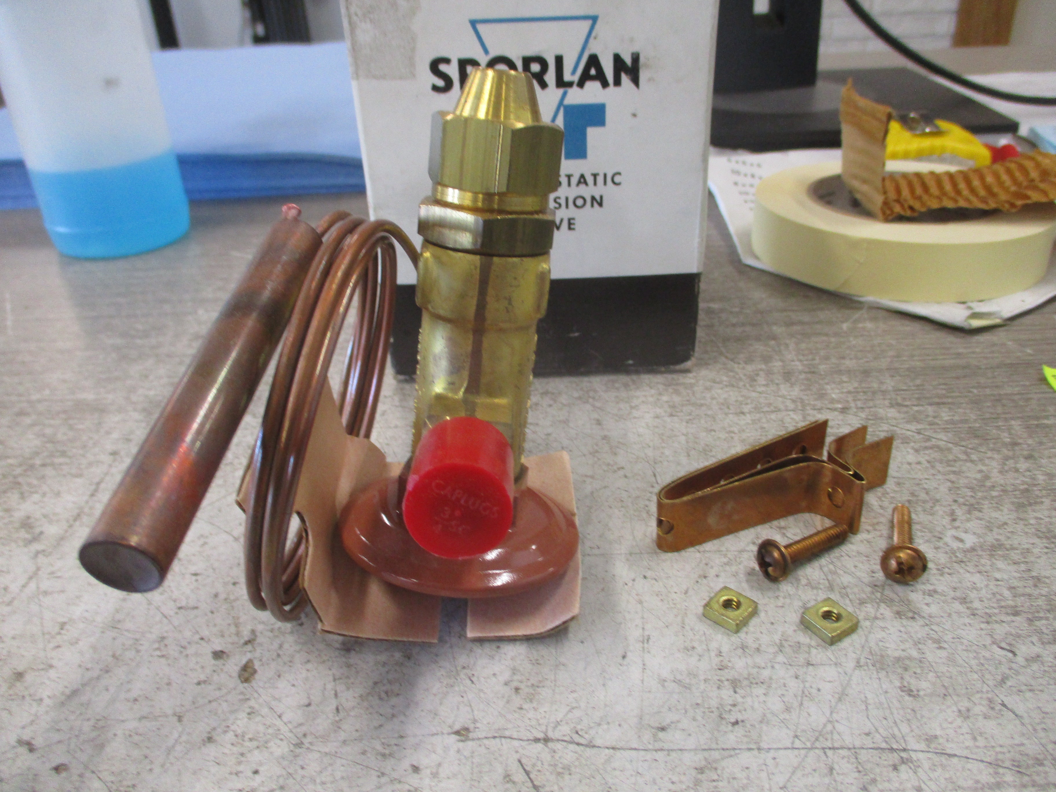 Sporlan Thermostatic Expansion Valve GR1Z Inlet: 3/8" Flare Outlet: 1/2" Flare