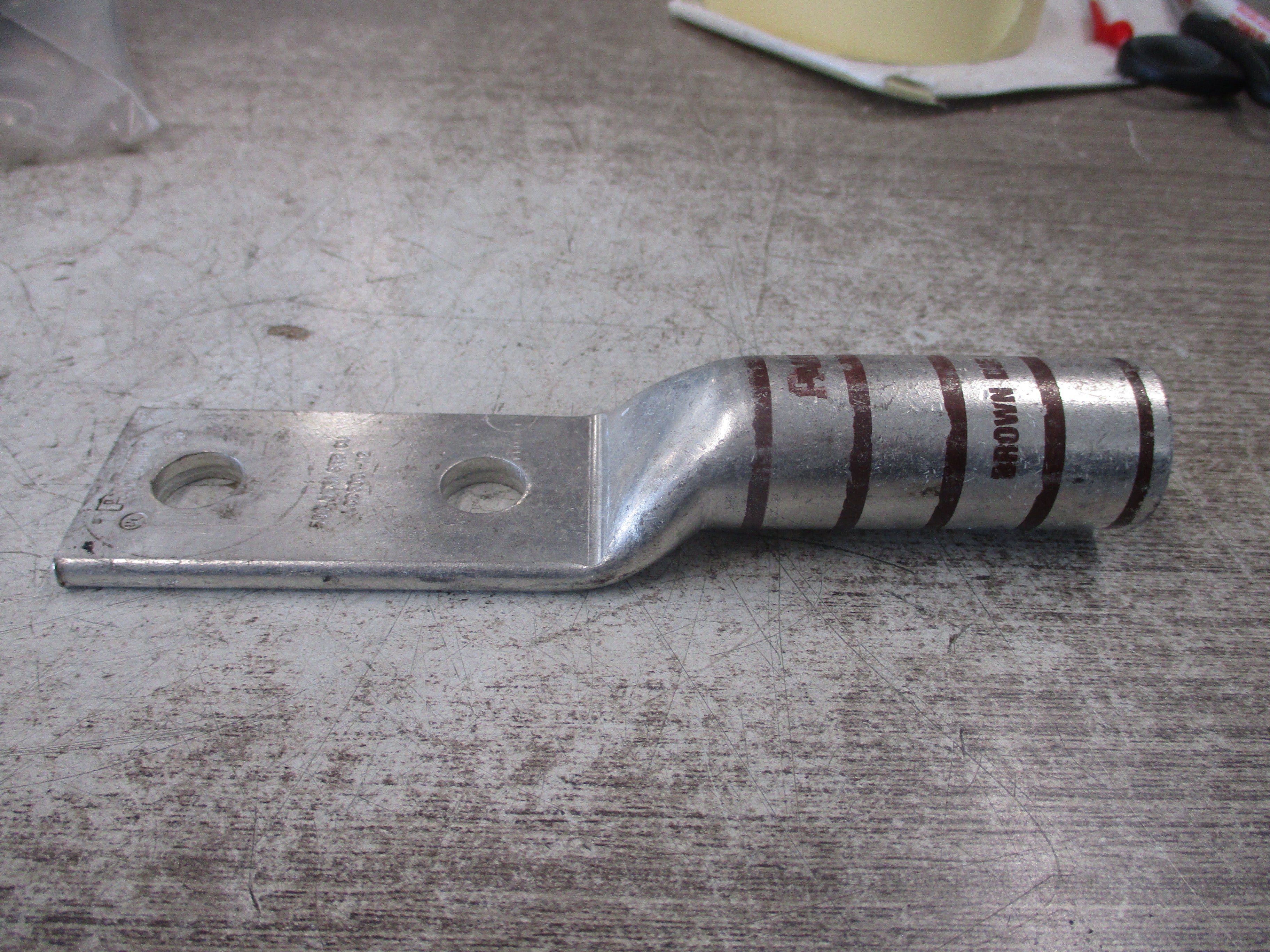 Burndy Crimp Lug LCC500-12 2-Hole *No Box* New Surplus