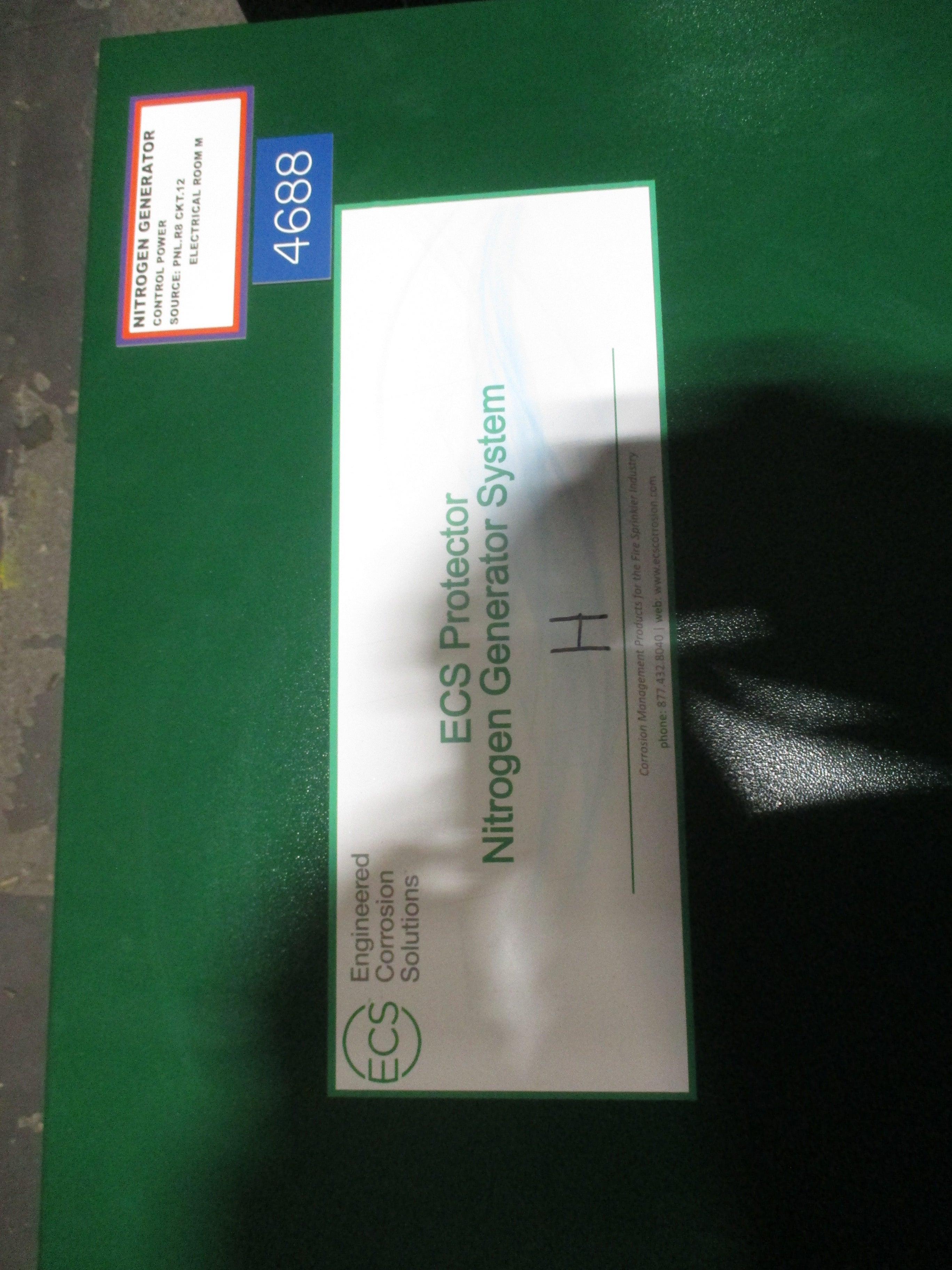 ECS Protector Nitrogen Generator PGEN-40 120V 1Ph 60Hz Temp: 40-105°F