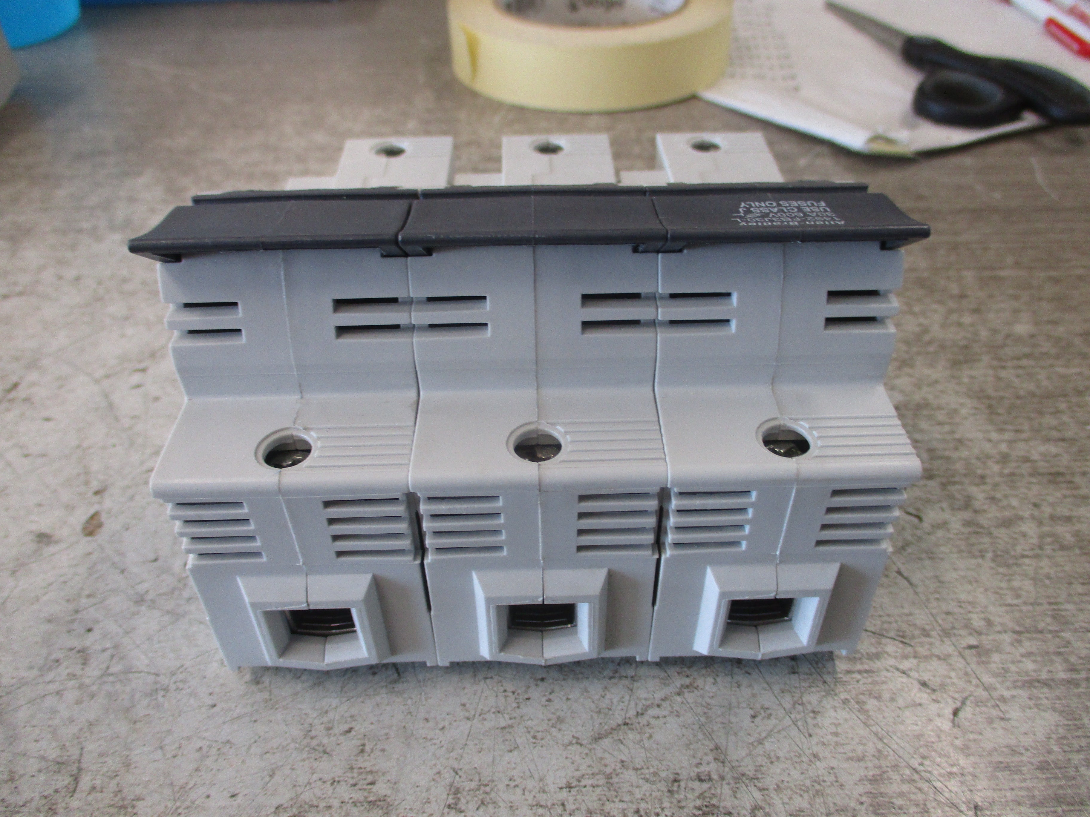 Allen-Bradley Fuse Holder 1492-FB3J30-L 30A 600V 3P Used