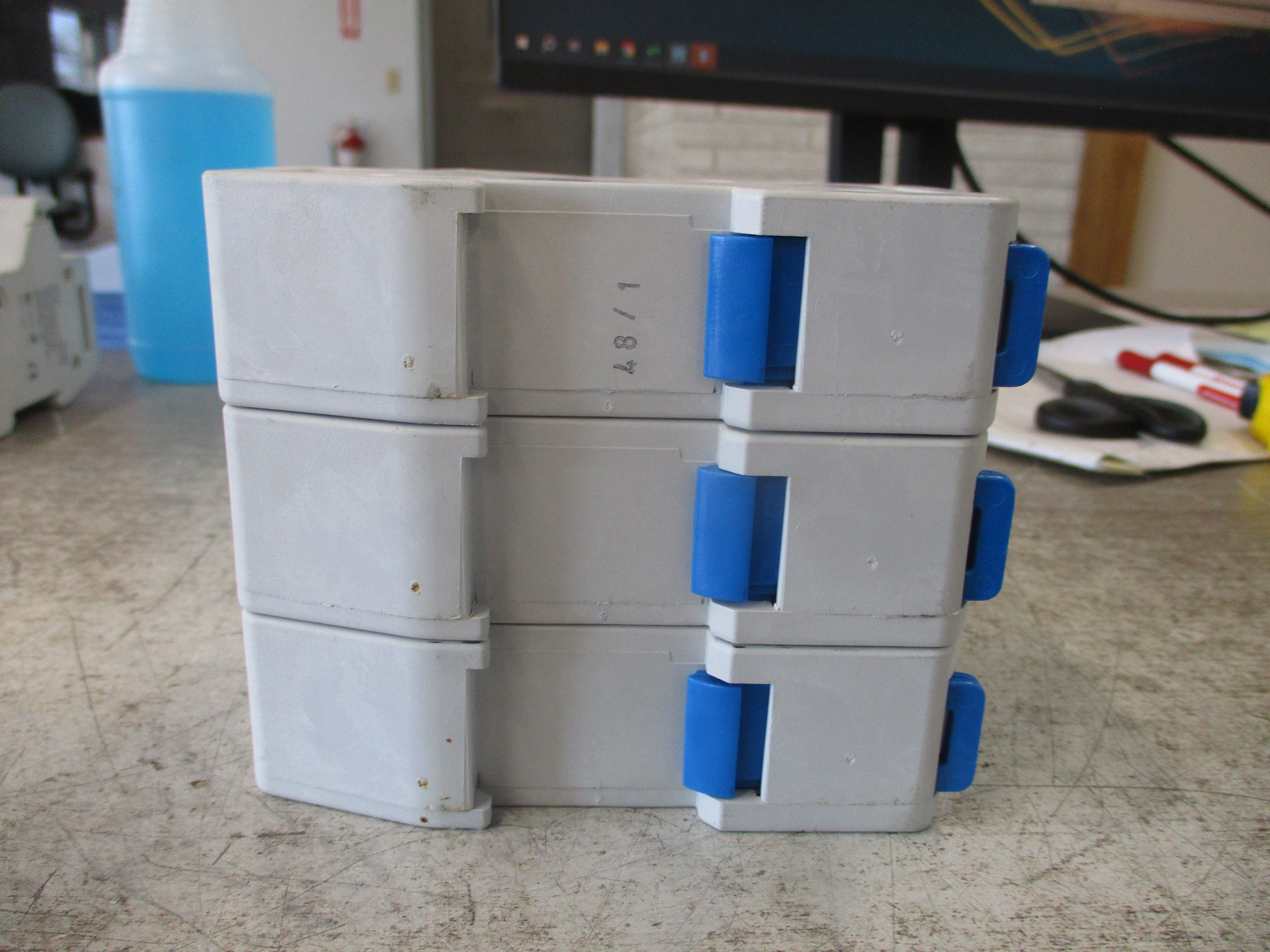 Ferraz Shawmut Ultrasafe Fuse Holder US3J3I 30A 600V 3P Used