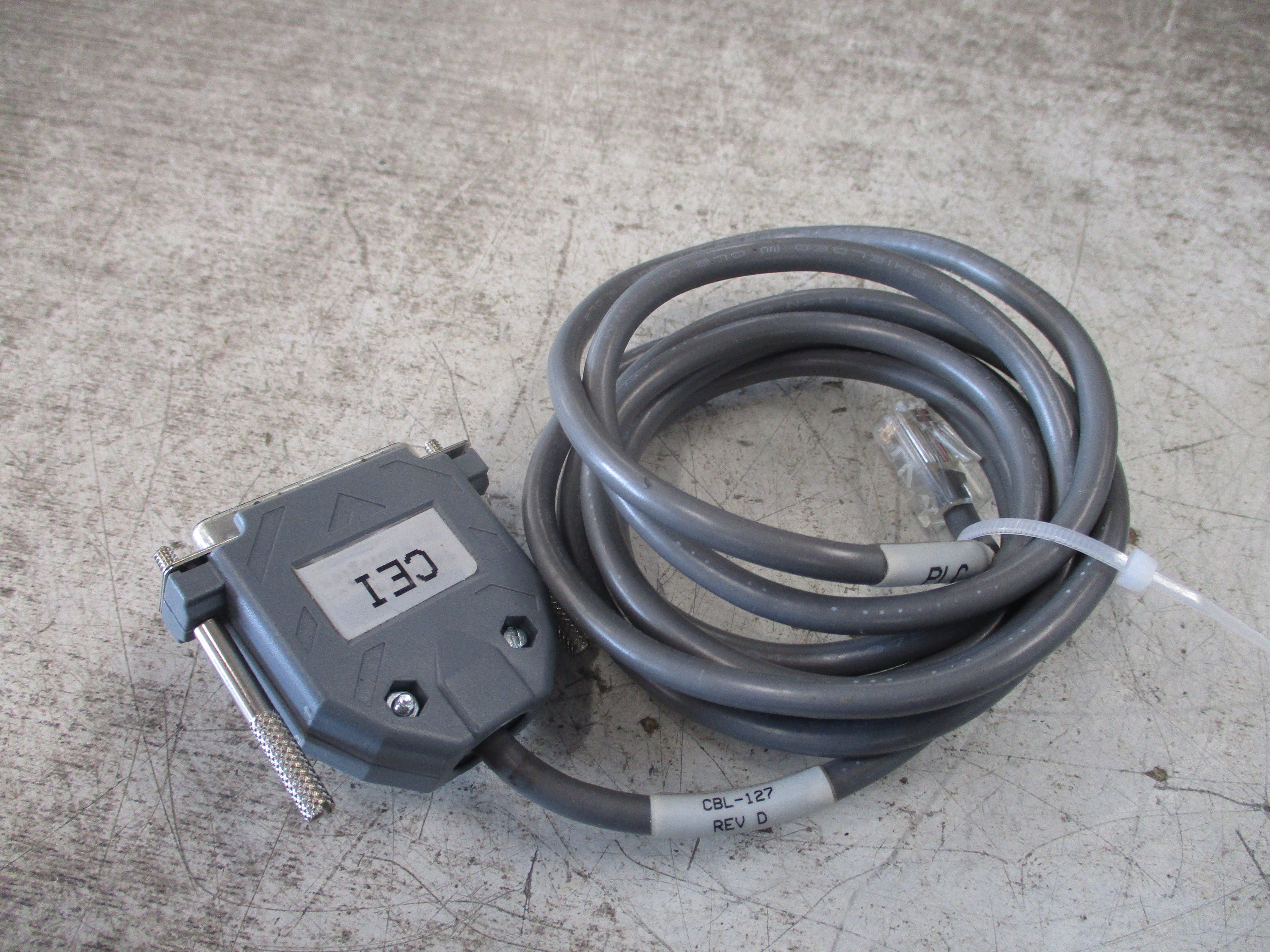 Omron Cable CBL-127 Rev. D Used