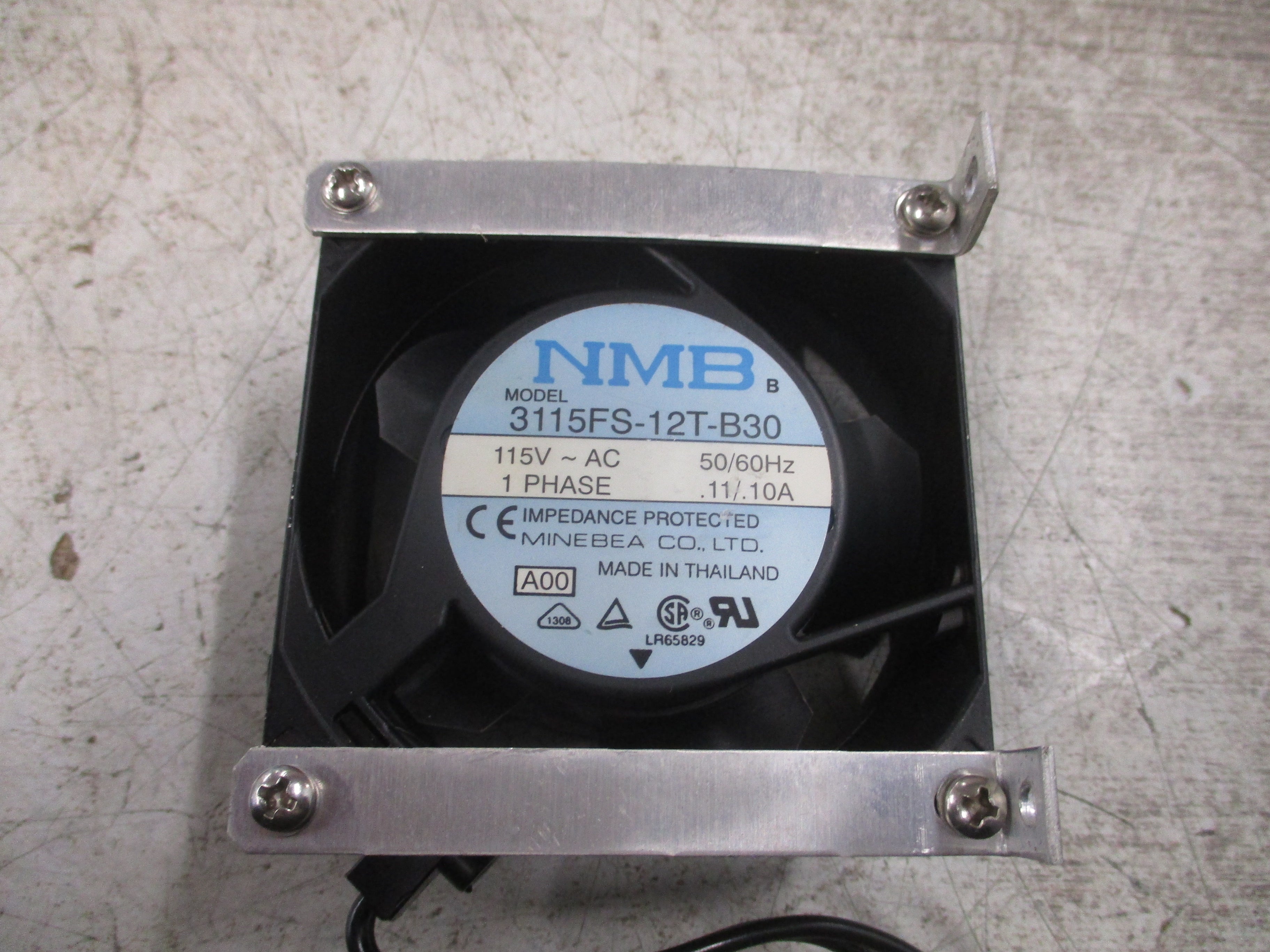 Minebea NMB Axial Fan 3115FS-12T-B30 115V 1Ph Used