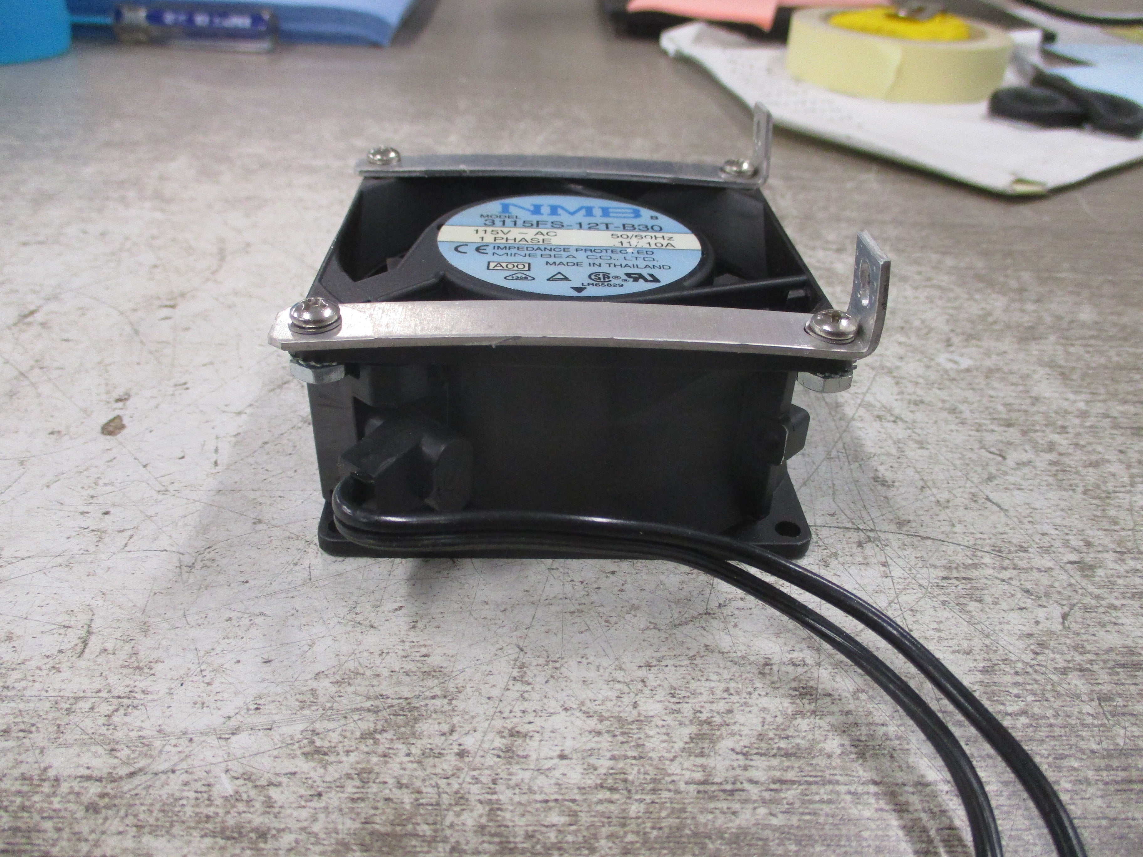 Minebea NMB Axial Fan 3115FS-12T-B30 115V 1Ph Used