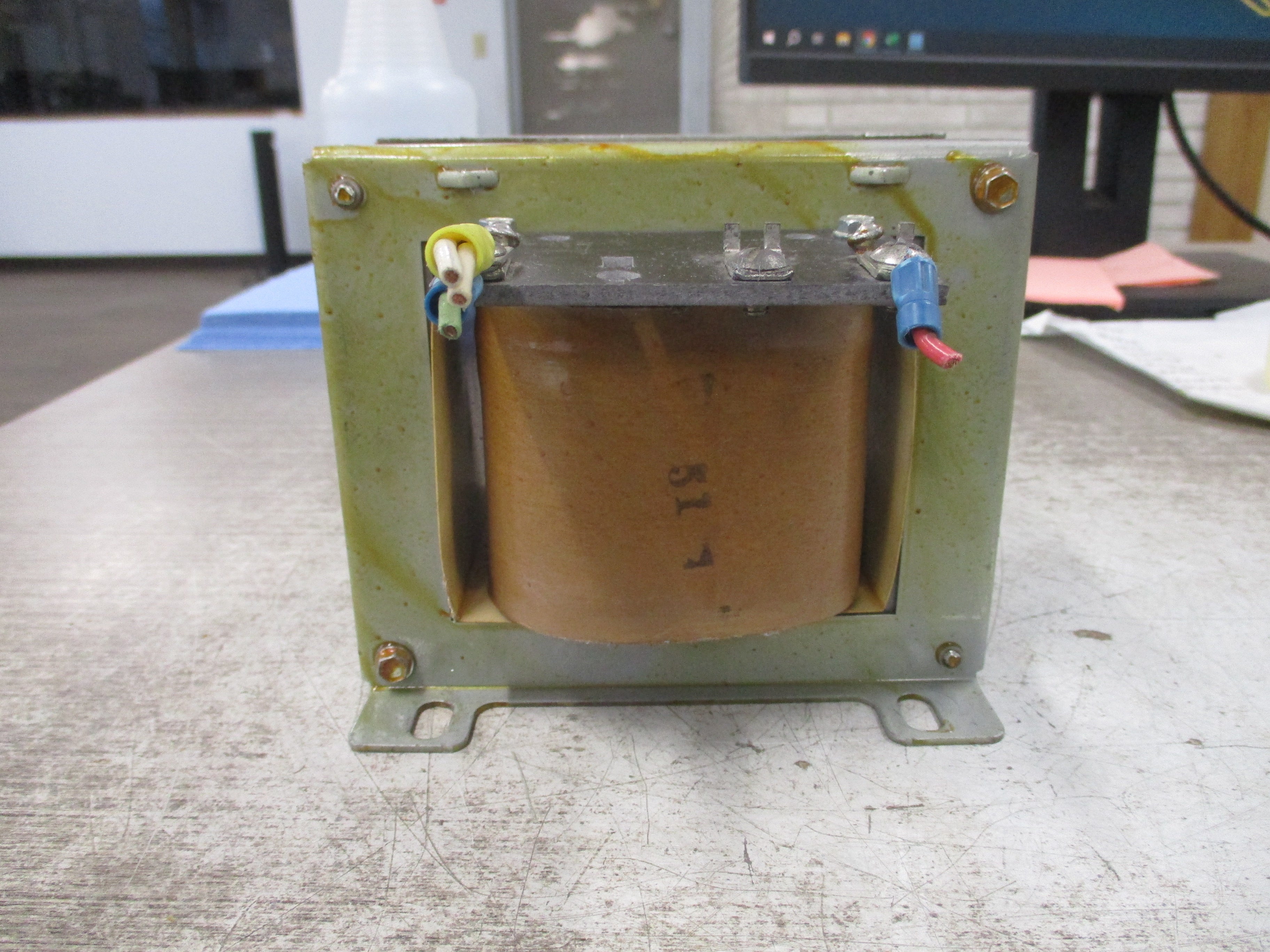 GE Control Transformer 9T58B0051 0.750 KVA 3Ph 60Hz Pri: 240/480V Sec: 120V Used