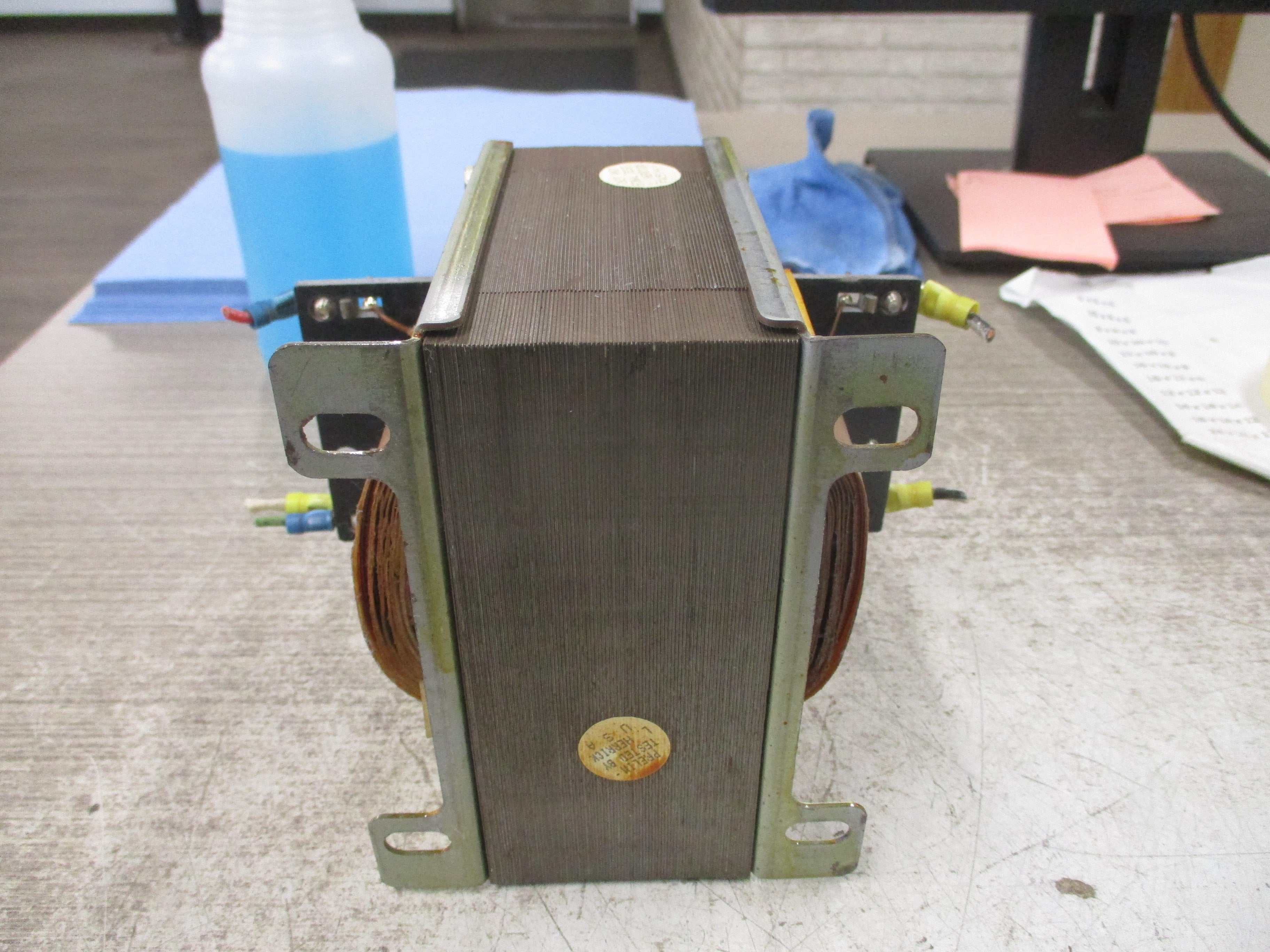 GE Control Transformer 9T58B0051 0.750 KVA 3Ph 60Hz Pri: 240/480V Sec: 120V Used