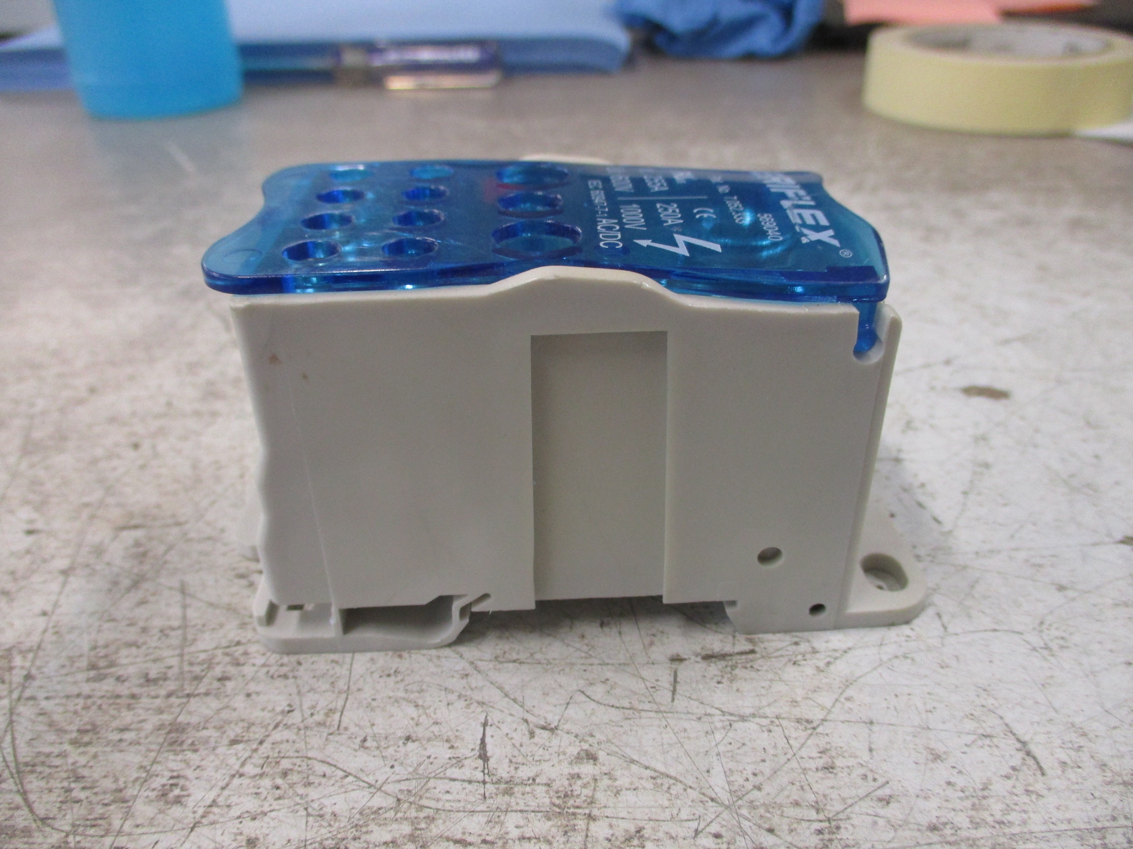 Eriflex Power Distribution Block 569040 255A 600V 1P Used