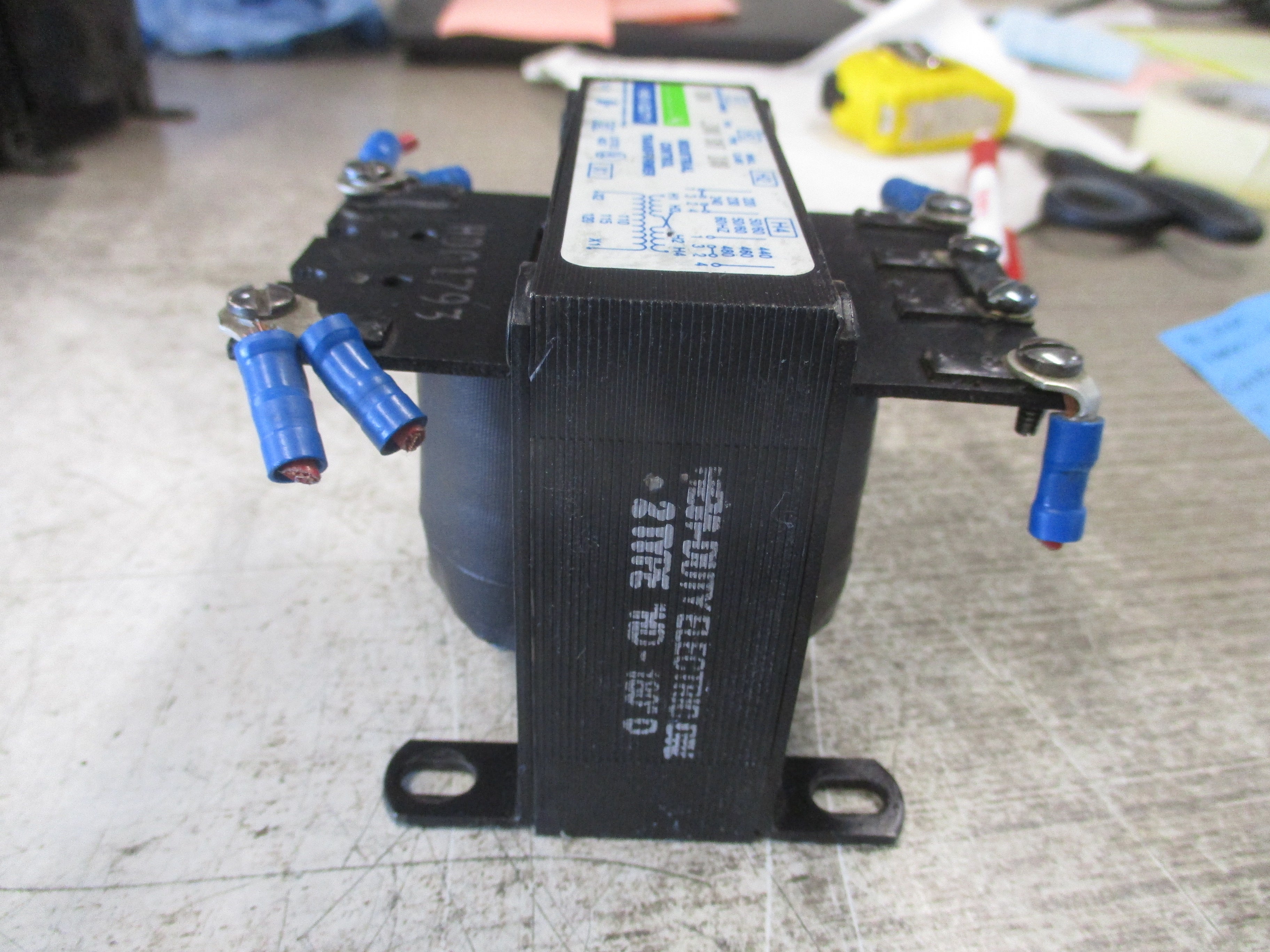 Hevi-Duty Control Transformer T100 0.100KVA Pri: 240/480V Sec: 120V Used