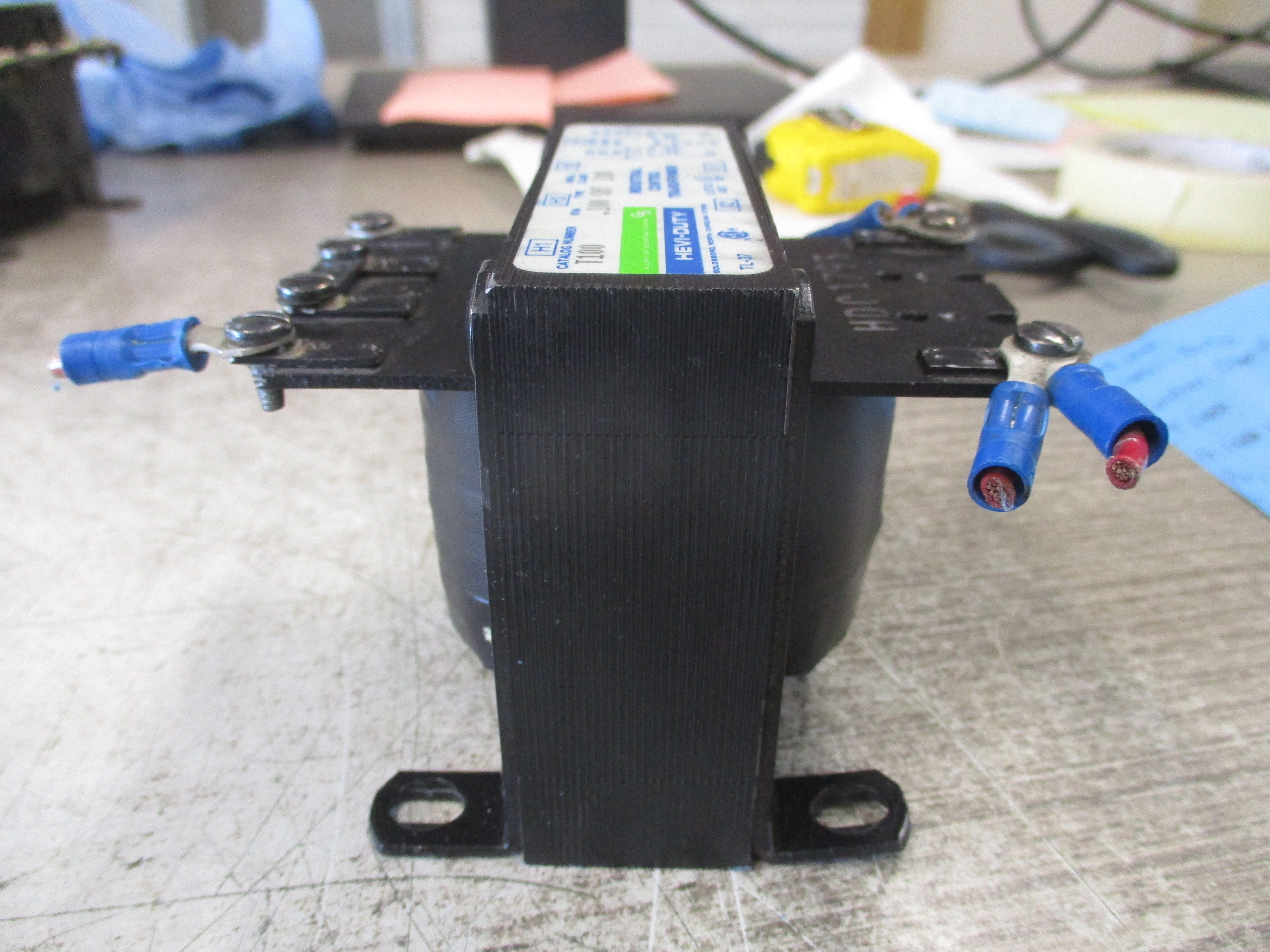 Hevi-Duty Control Transformer T100 0.100KVA Pri: 240/480V Sec: 120V Used