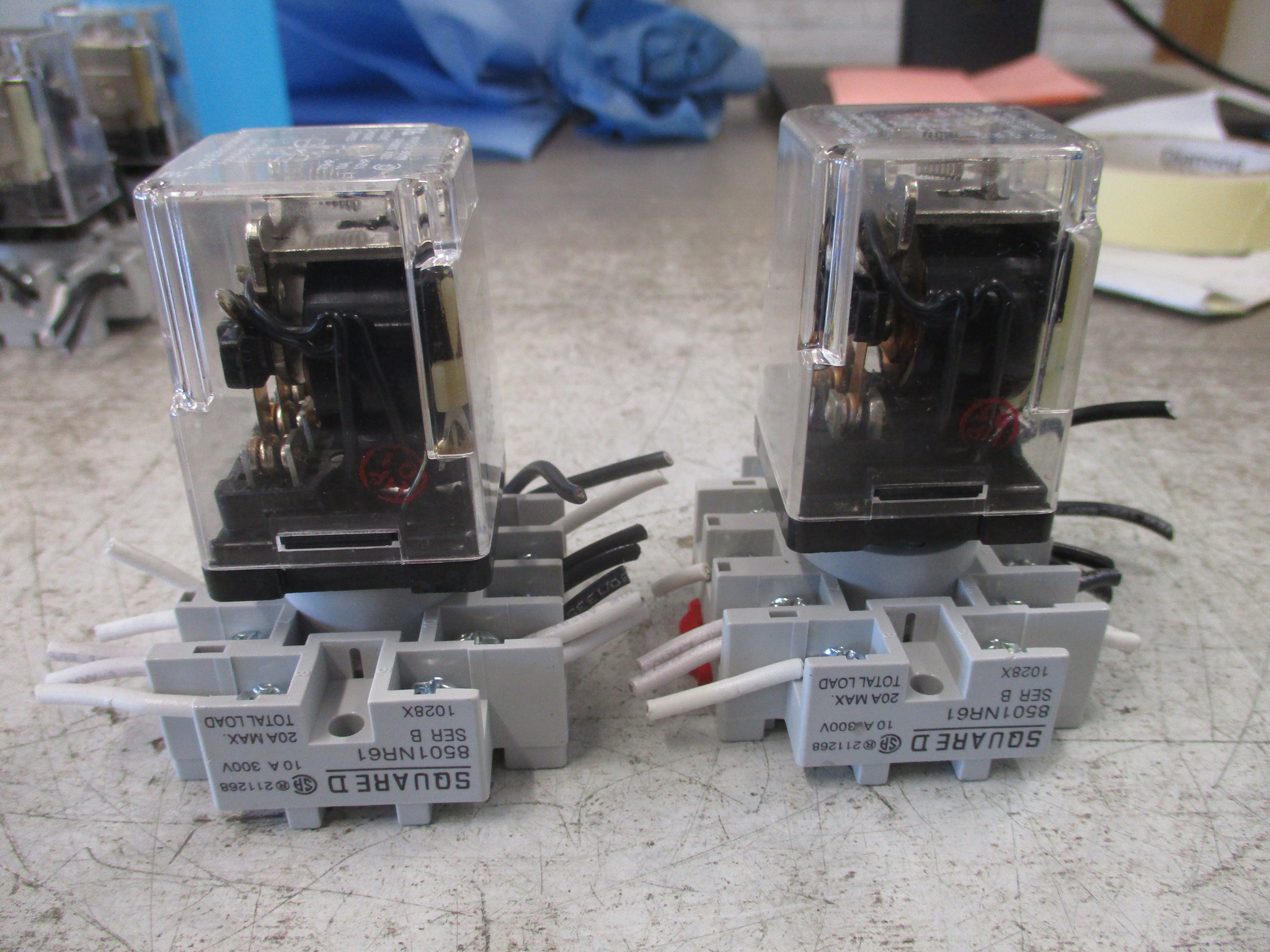Tyco Potter & Brumfield Relay KRPA-14AG-120 120V Coil W/Base *Lot of 2* Used