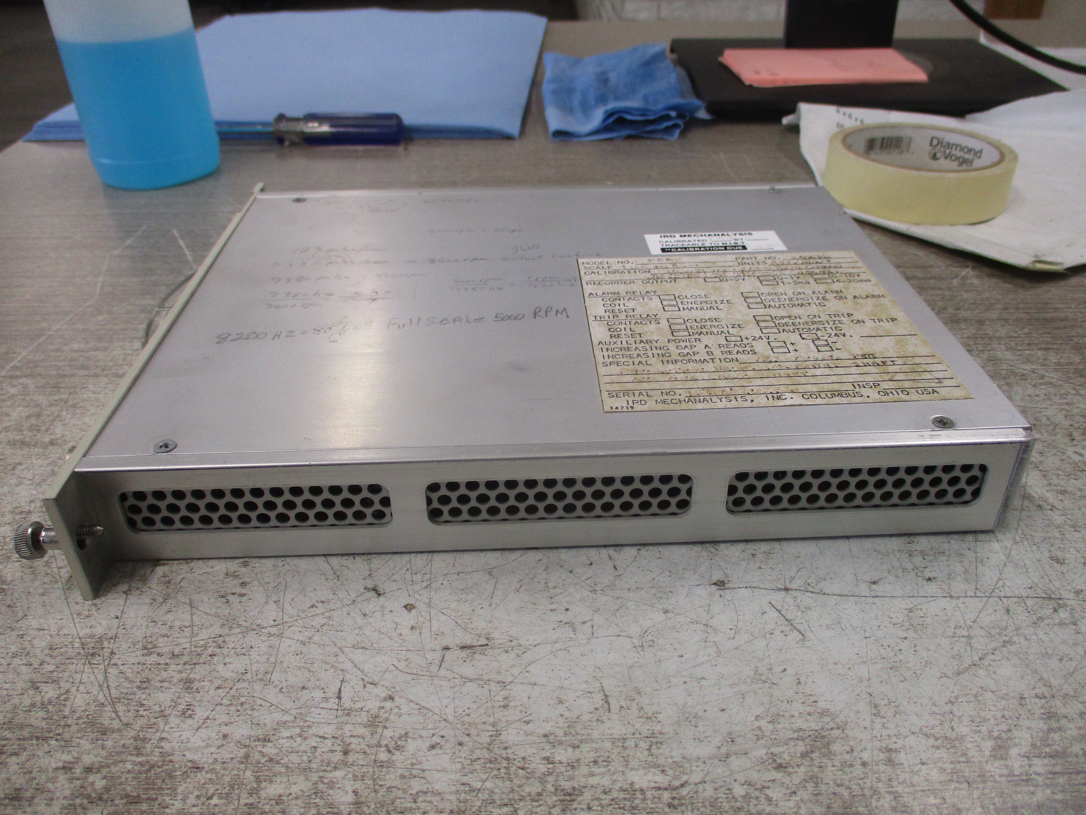 IRD Mechanalysis 8885 Module 20236 Used