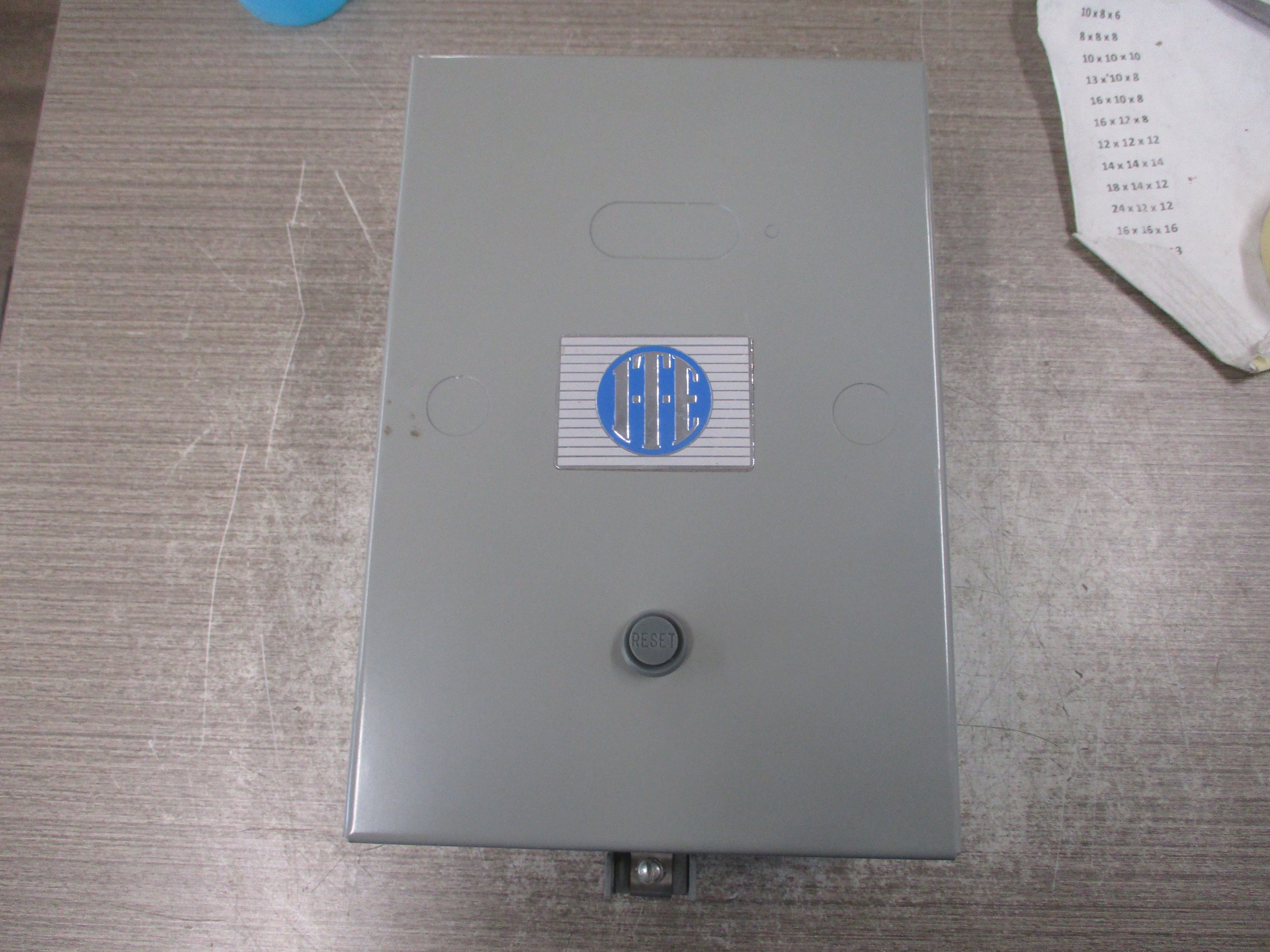 Gould ITE Motor Control Enclosure D1 Nema 1 For Size 2 *Box Shelf Wear*