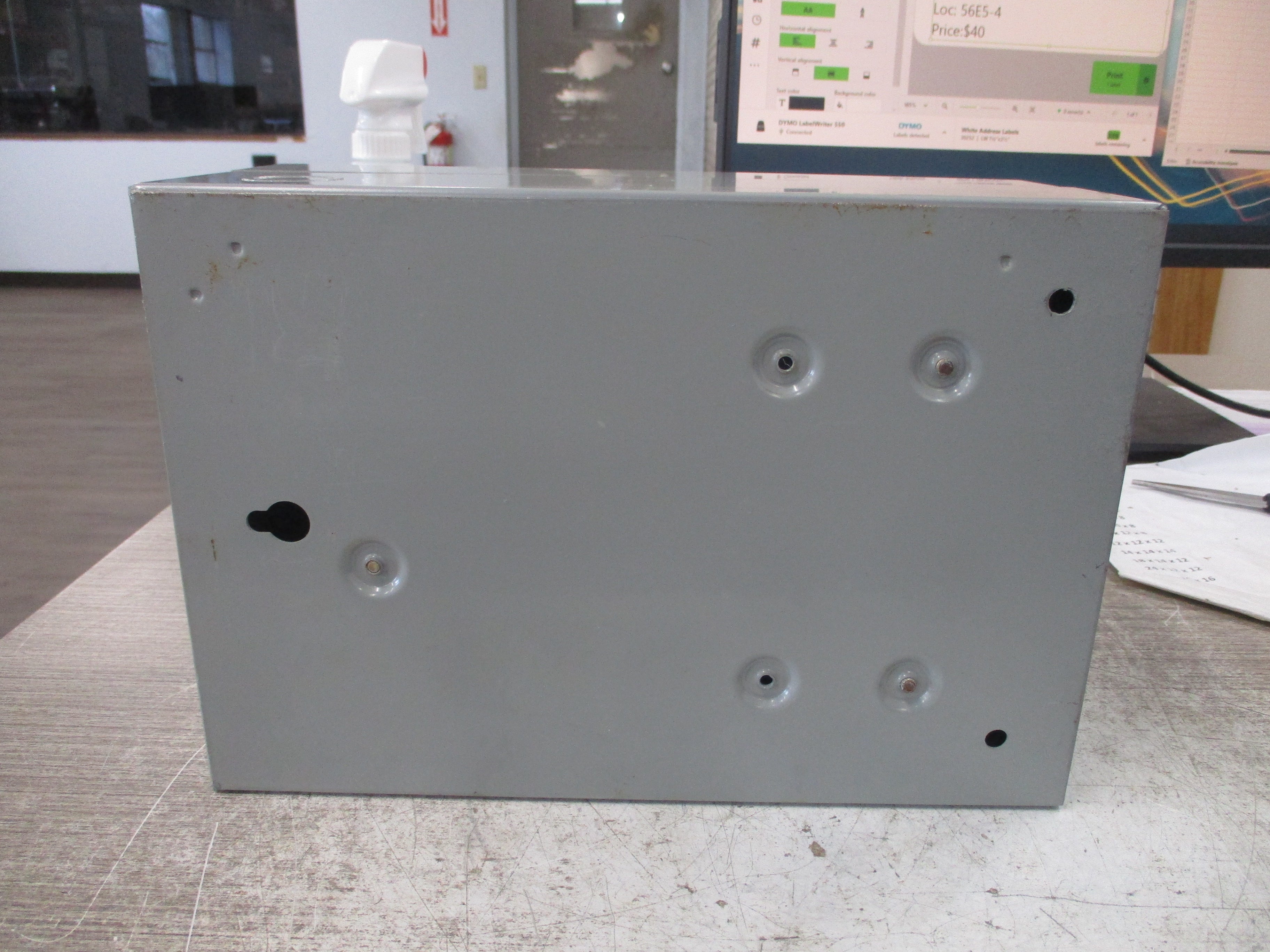 Gould ITE Motor Control Enclosure D1 Nema 1 For Size 2 *Box Shelf Wear*