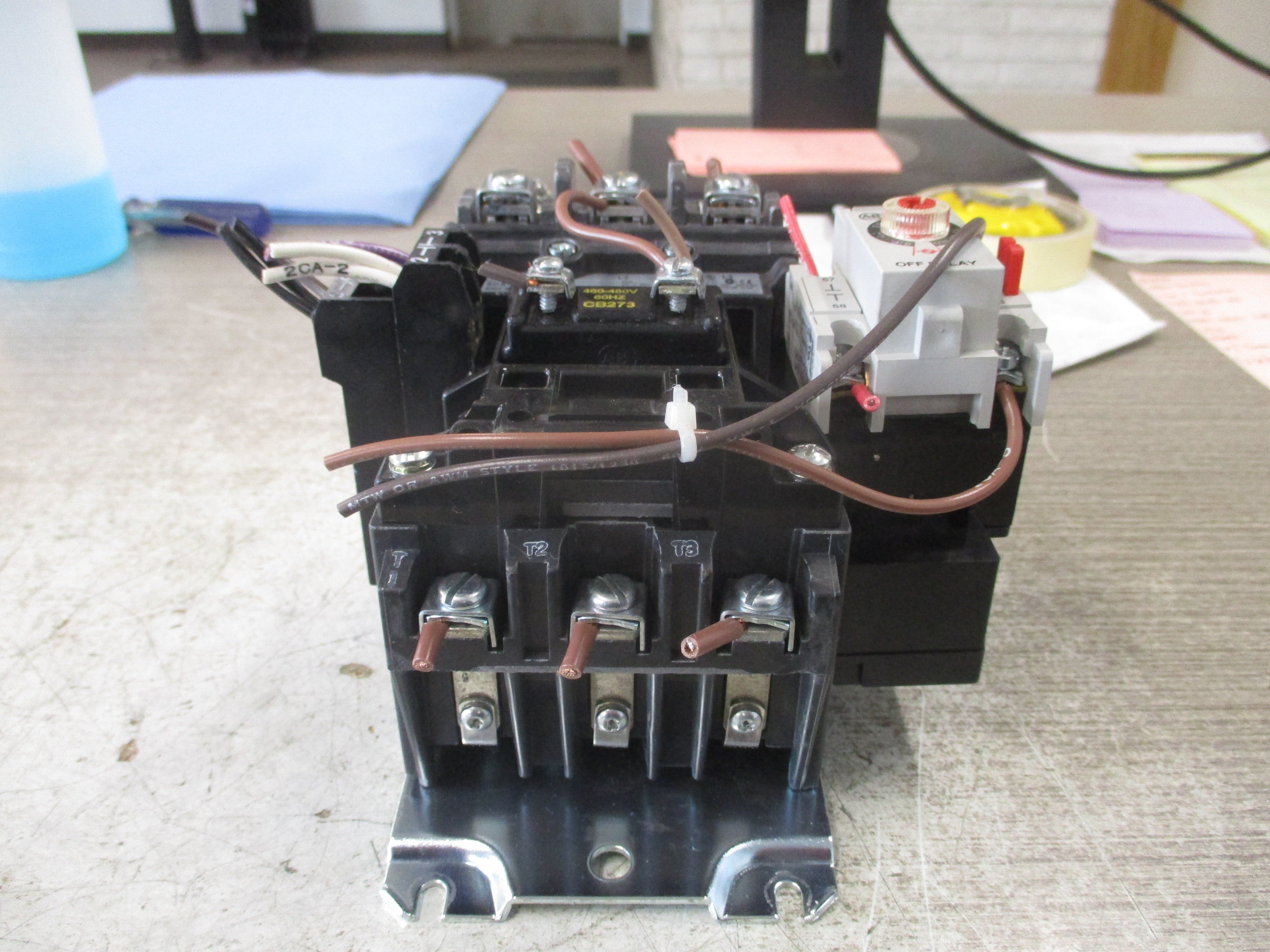 Allen-Bradley Size 1 Contactor 505-BOB-23 Ser. C 460-480V Coil 27A 600V