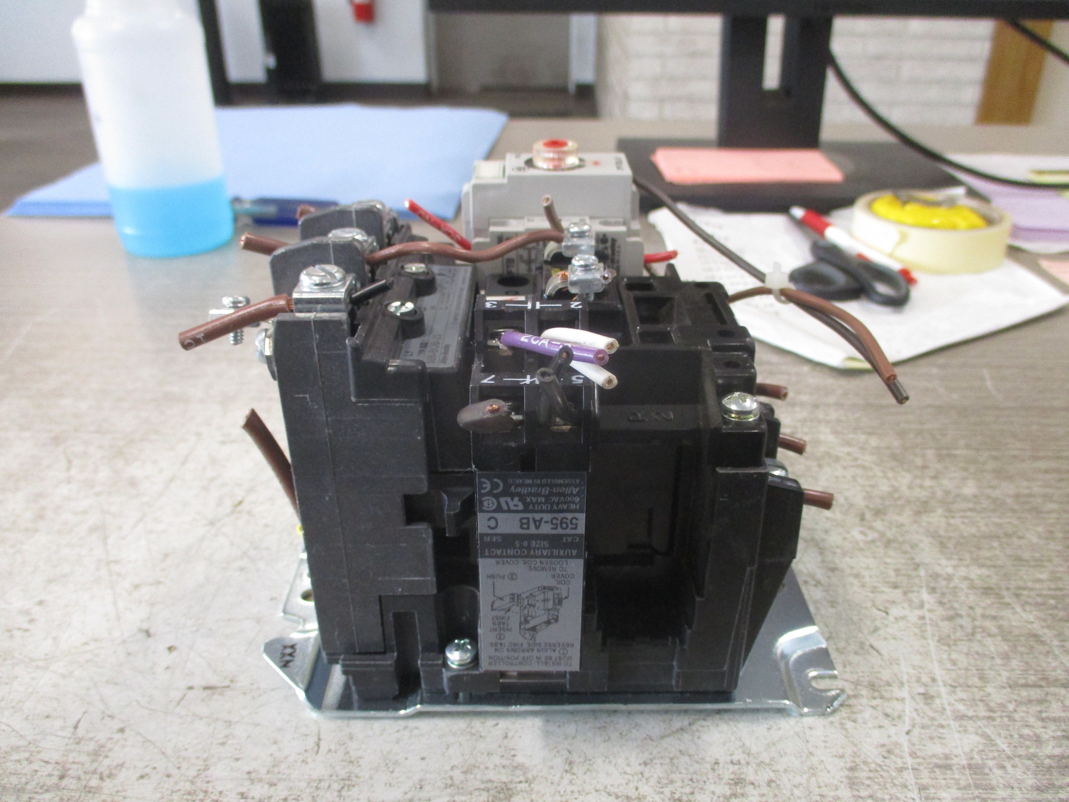 Allen-Bradley Size 1 Contactor 505-BOB-23 Ser. C 460-480V Coil 27A 600V