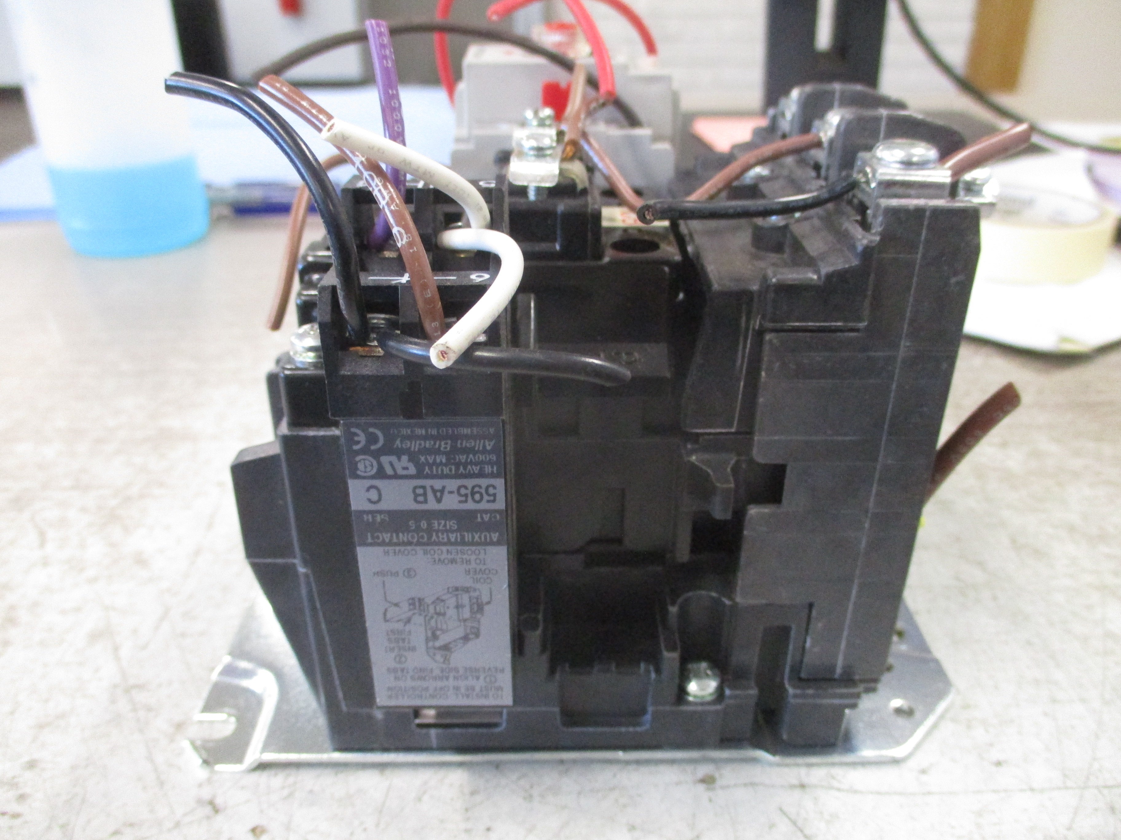 Allen-Bradley Size 1 Contactor 505-BOB-23 Ser. C 460-480V Coil 27A 600V