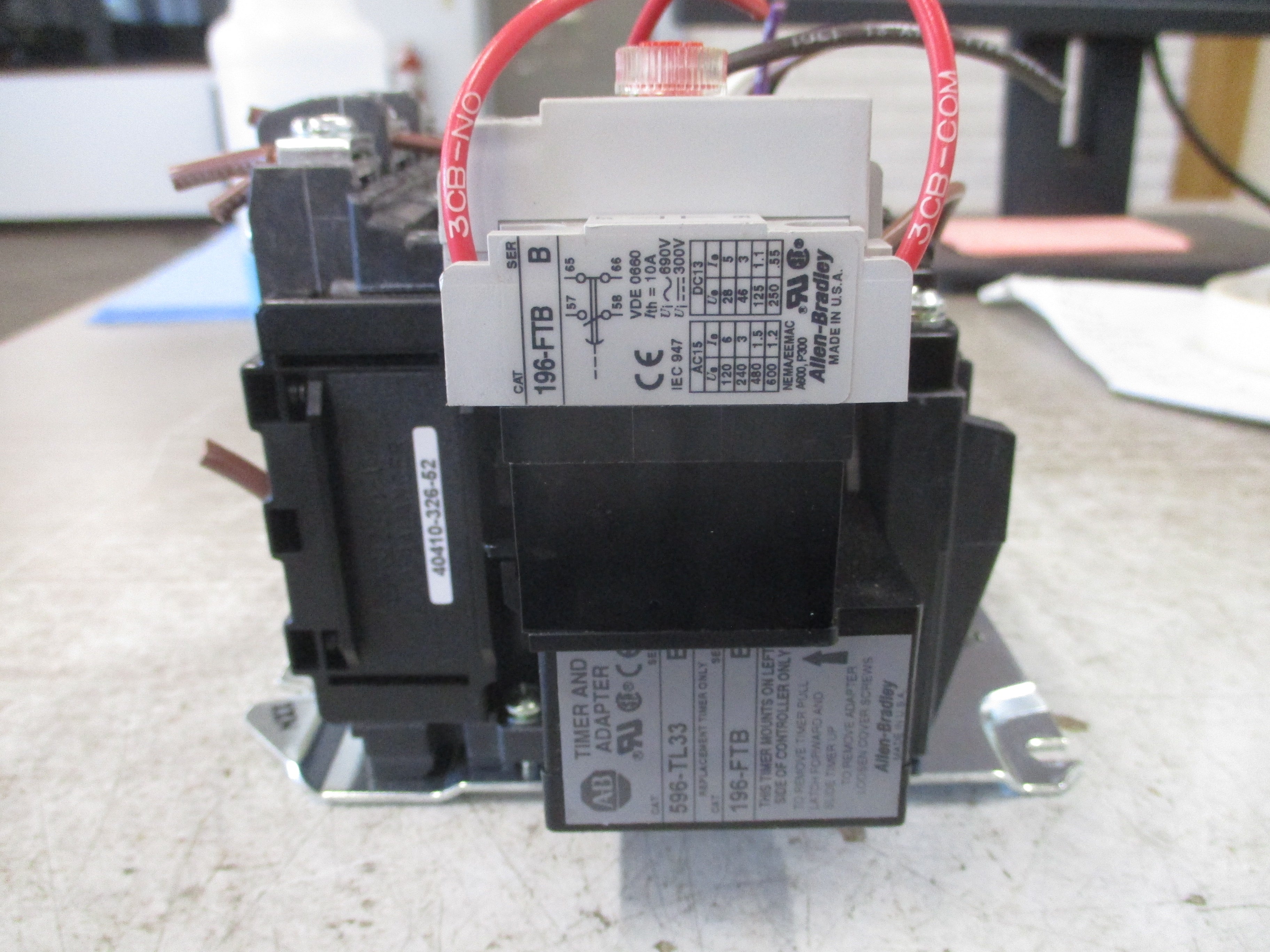 Allen-Bradley Size 1 Contactor 505-BOB-23 Ser. C 460-480V Coil 27A 600V