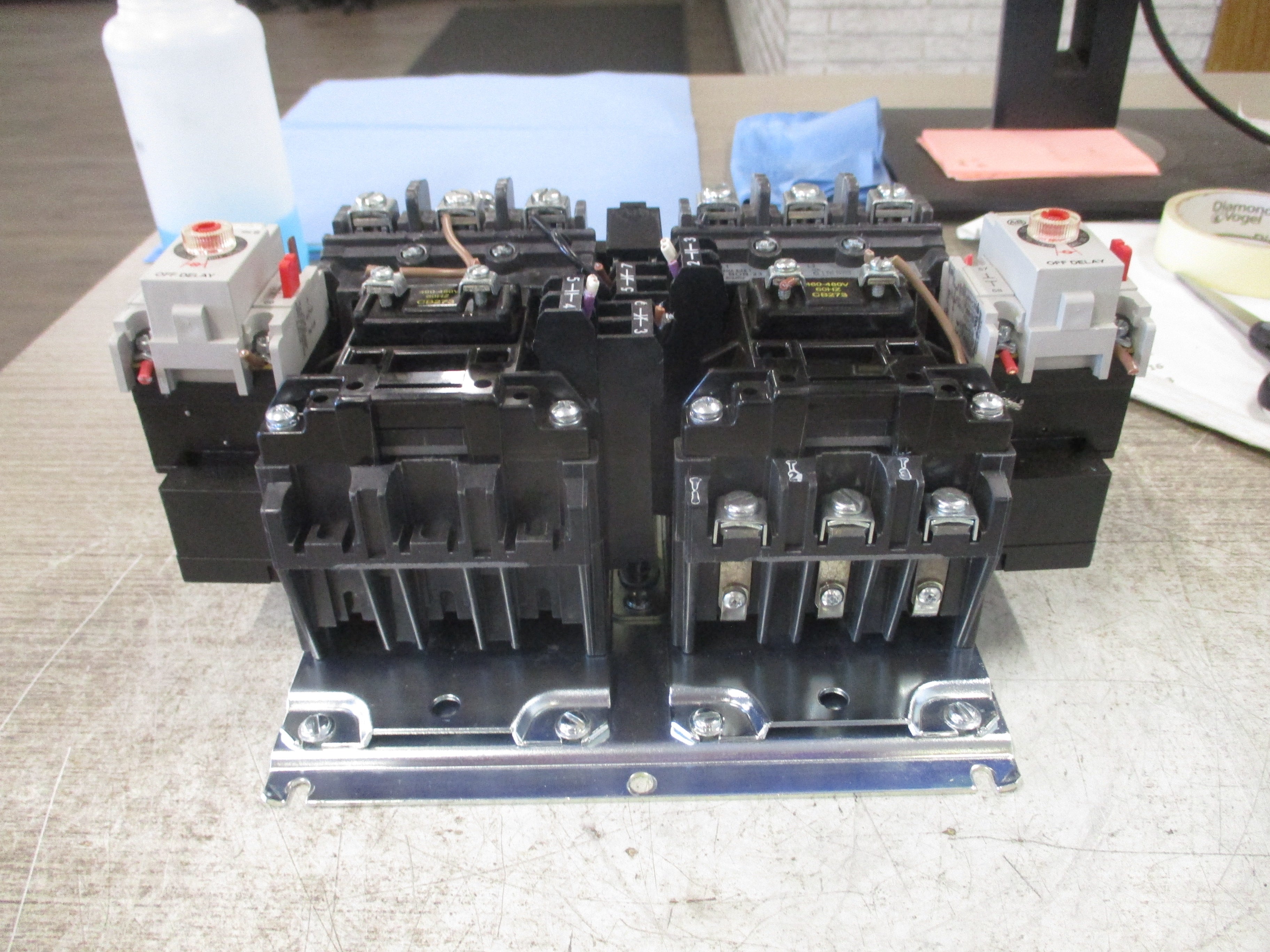 Allen-Bradley Size 1 Reversing Contactor 505-BOB-23 Ser. C 460-480V Coil 27A