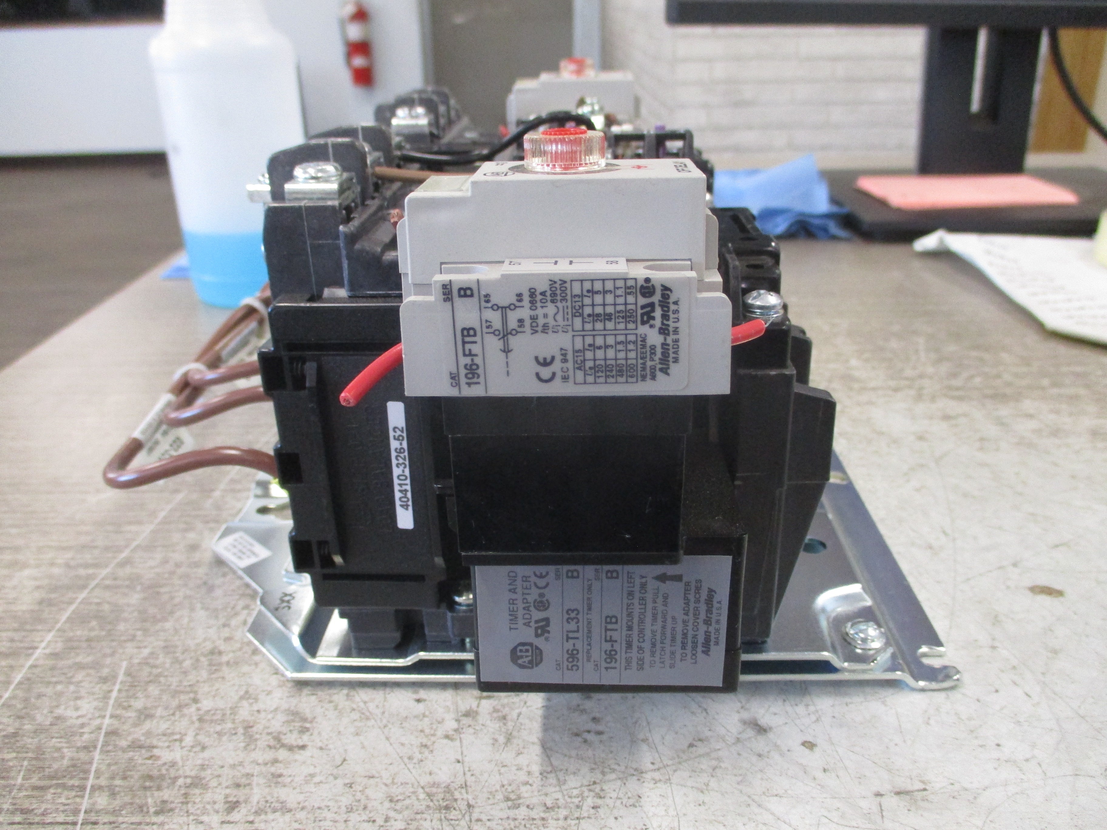 Allen-Bradley Size 1 Reversing Contactor 505-BOB-23 Ser. C 460-480V Coil 27A
