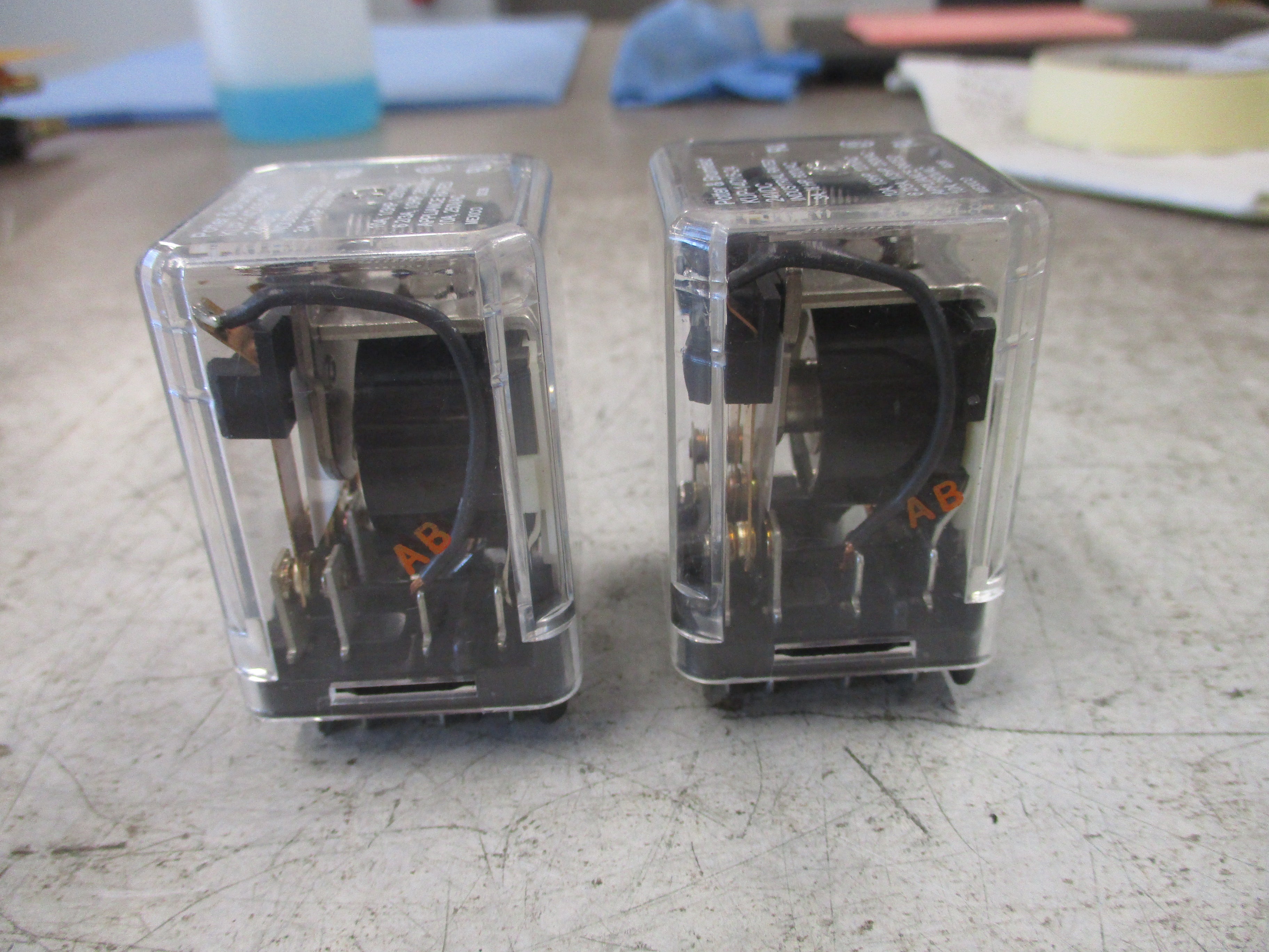 Potter & Brumfield Relay KUP-14D15-24 24VDC Coil *Lot of 2* Used