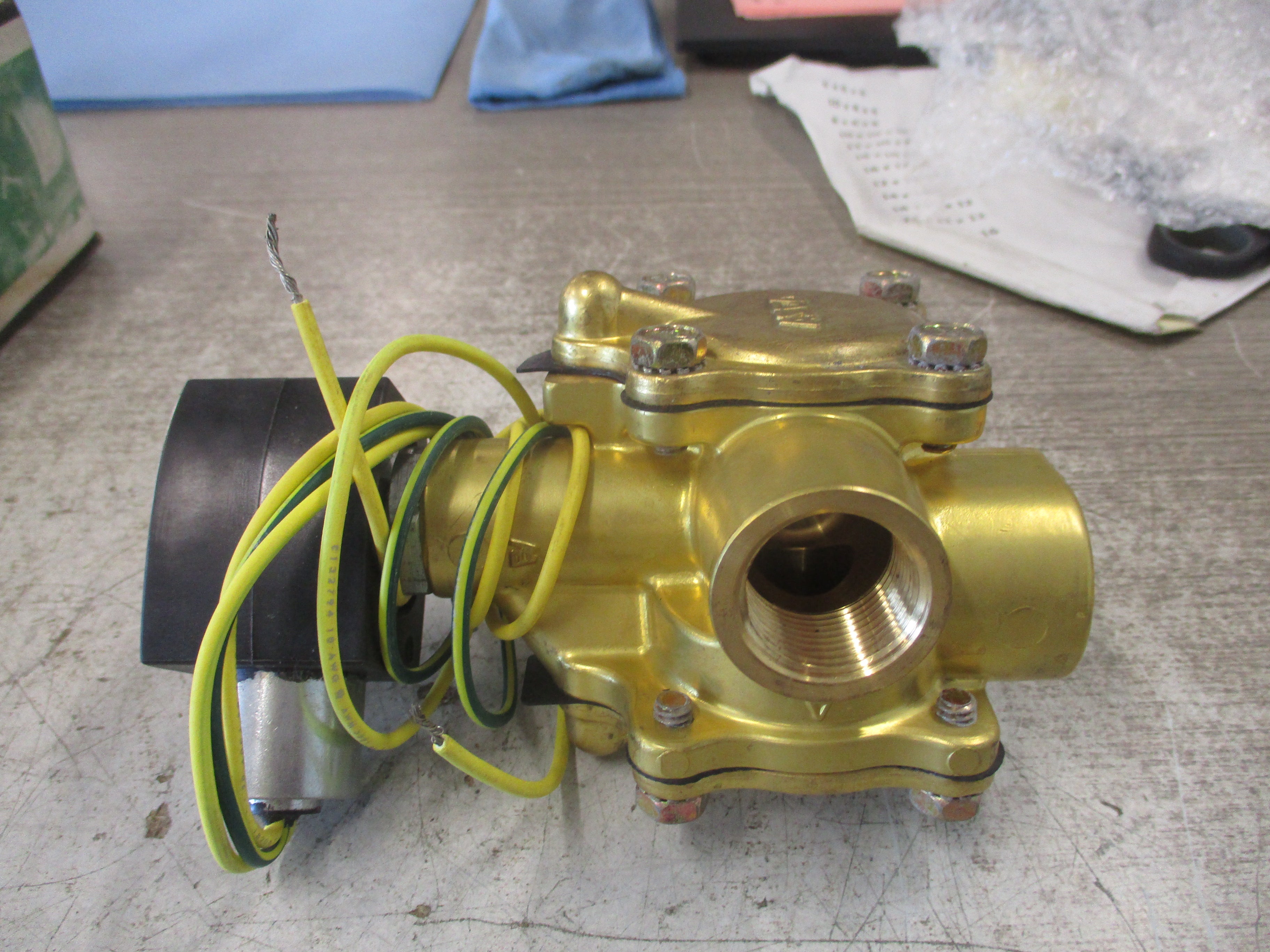 Asco Red Hat Solenoid Valve EFHC8316G076 125VDC Coil New Surplus