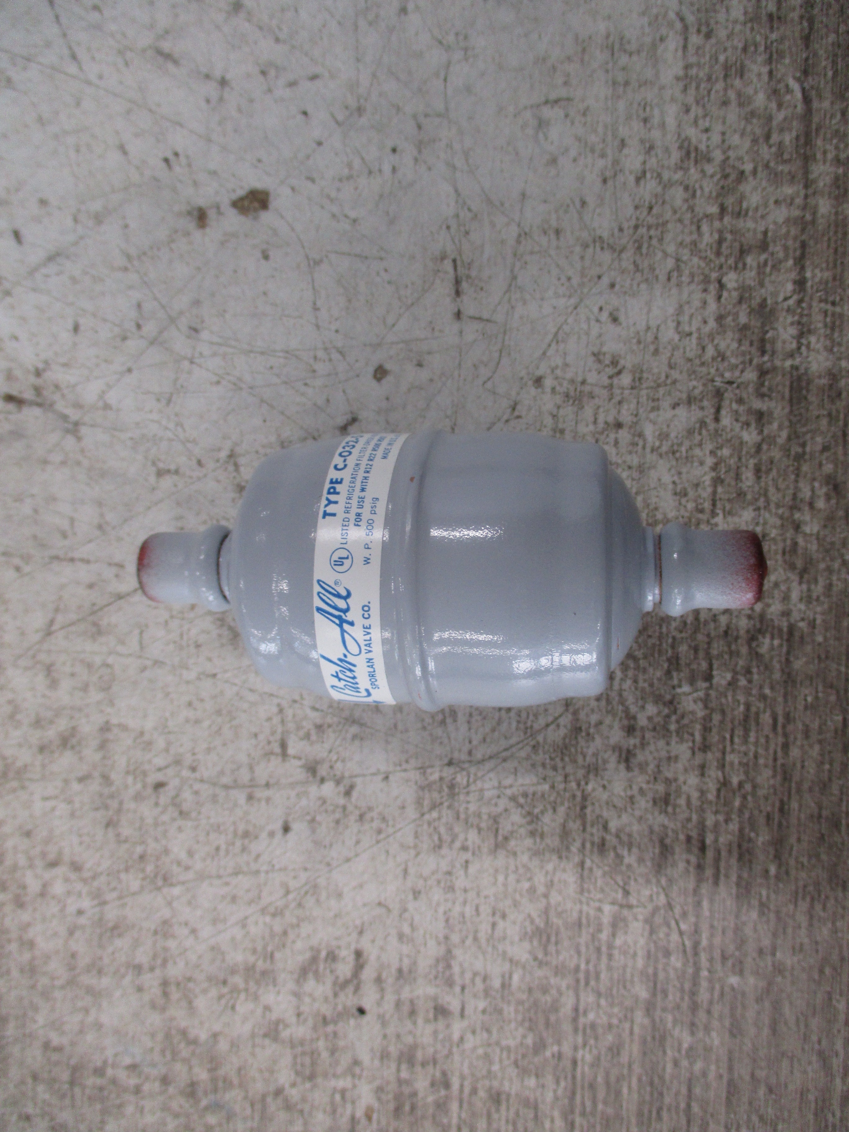 Sporlan Catch-All Filter Drier C-032-S 1/4" ODF New Surplus