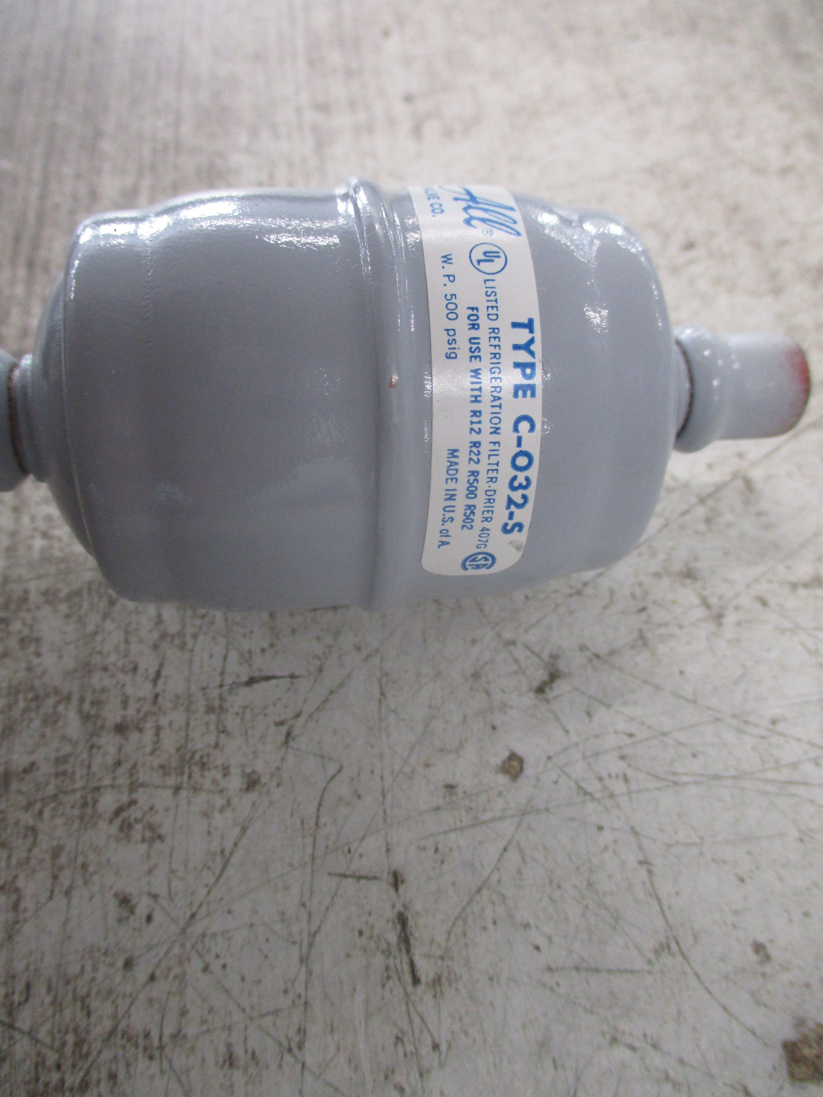 Sporlan Catch-All Filter Drier C-032-S 1/4" ODF New Surplus