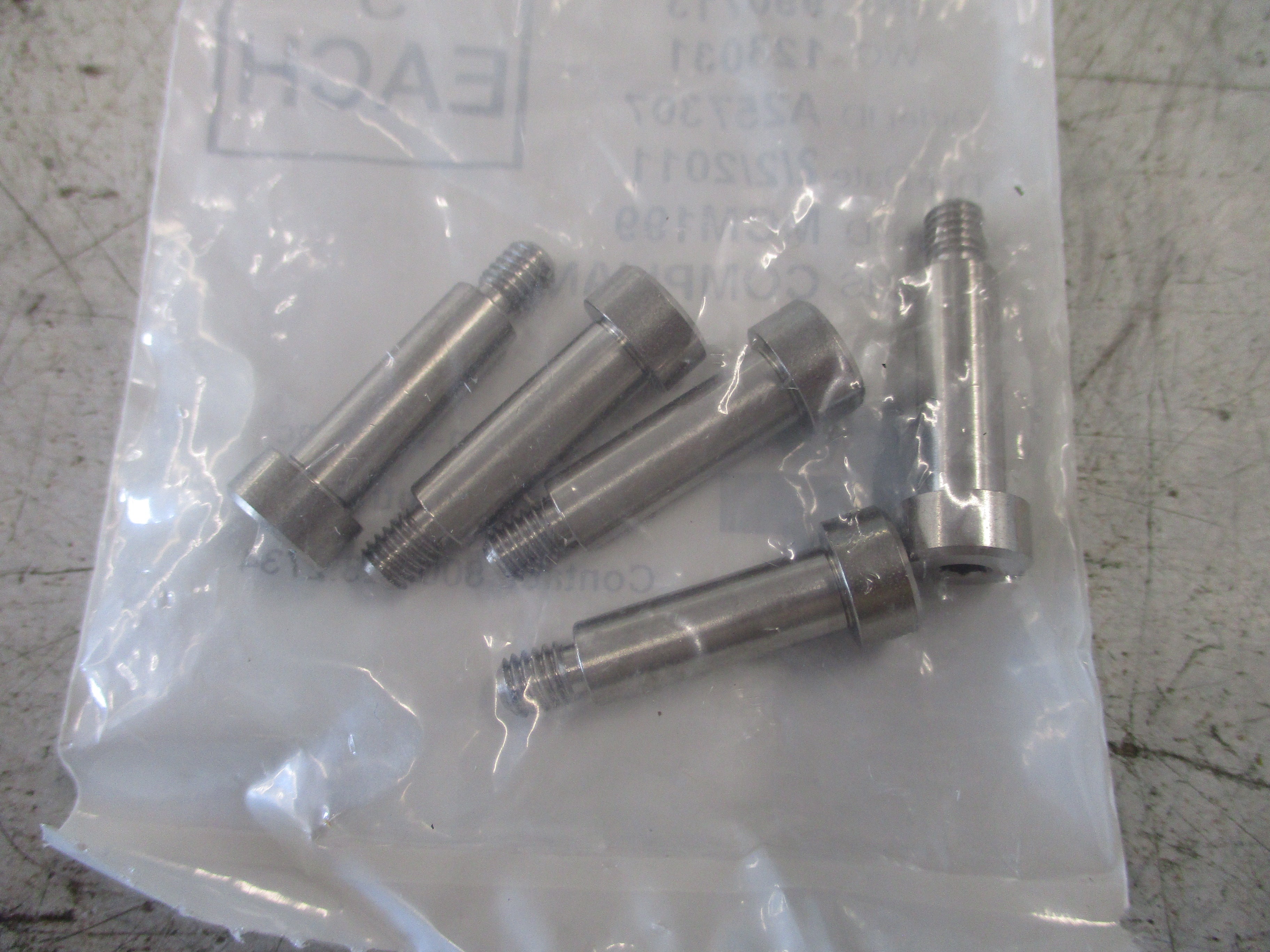 Lyn-Tron Stainless Steel Precision Shoulder Screw SS7445-01M Socket Head 3/8"