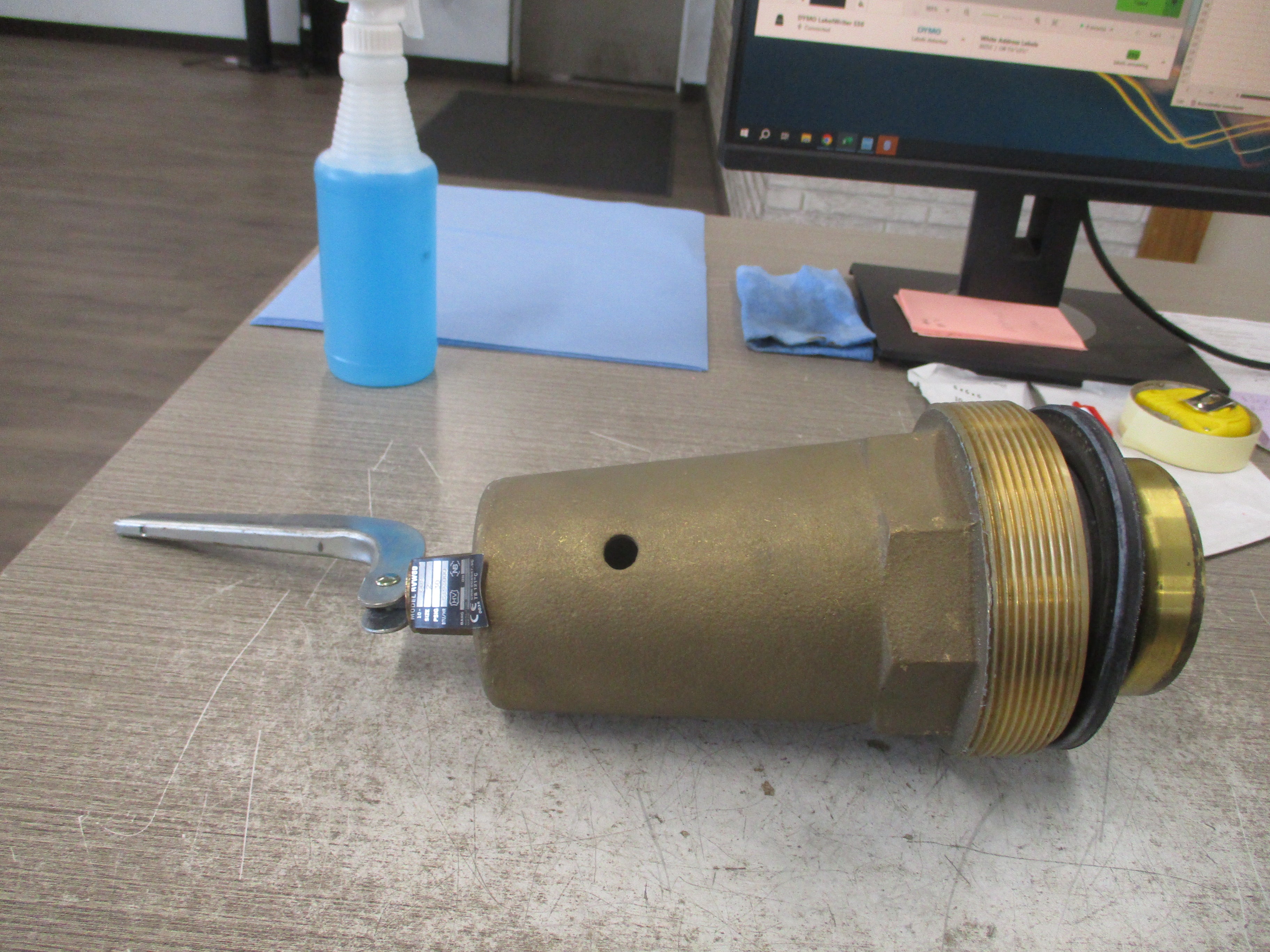Apallo Bronze Pressure Release Valve RVW60 10-608 Size 2 30 PSIG 5,193,000 BTU