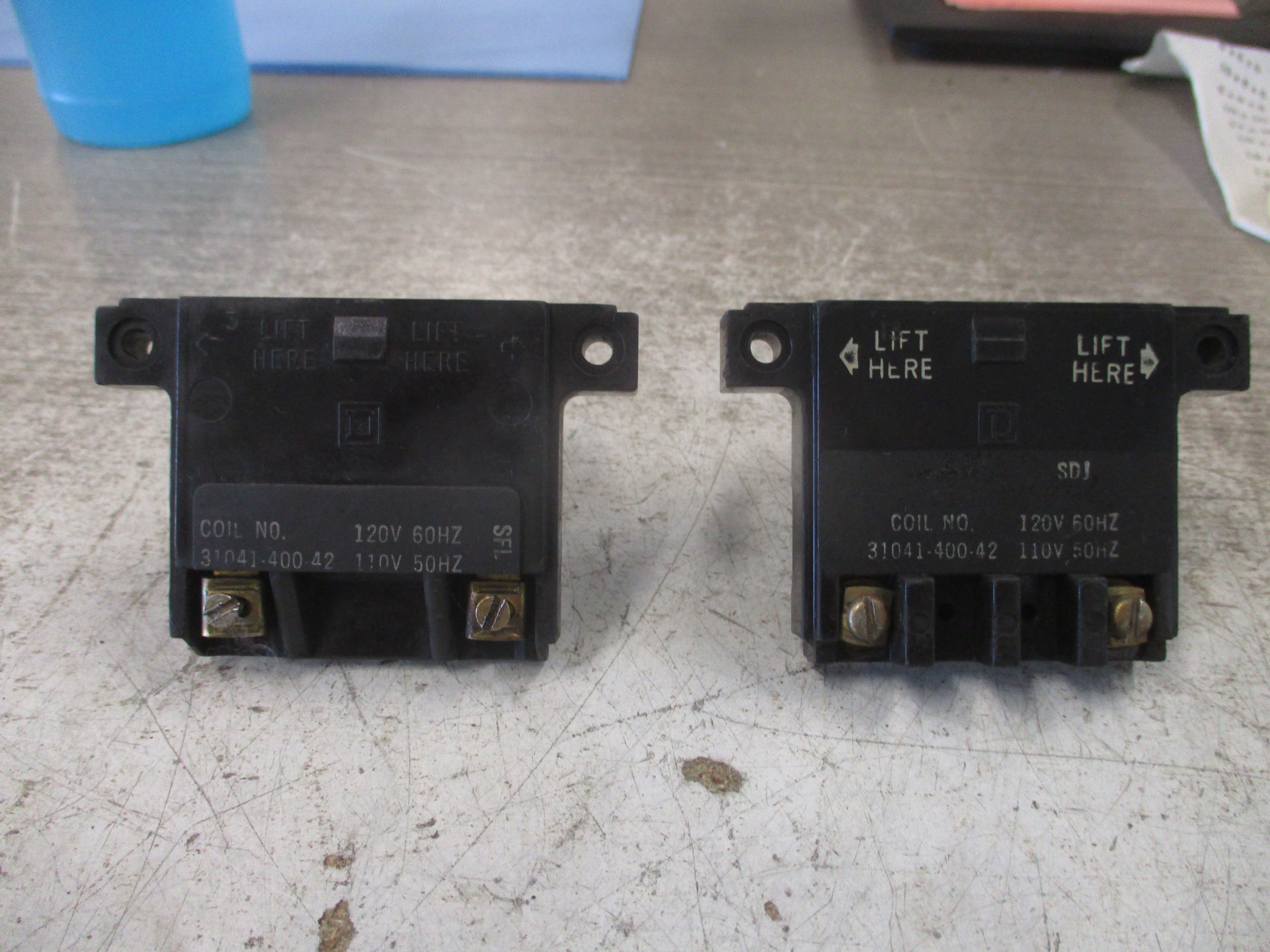 Square D Magnetic Coil 31041-400-42 120V@60Hz 110V@50Hz *Lot of 2* Used