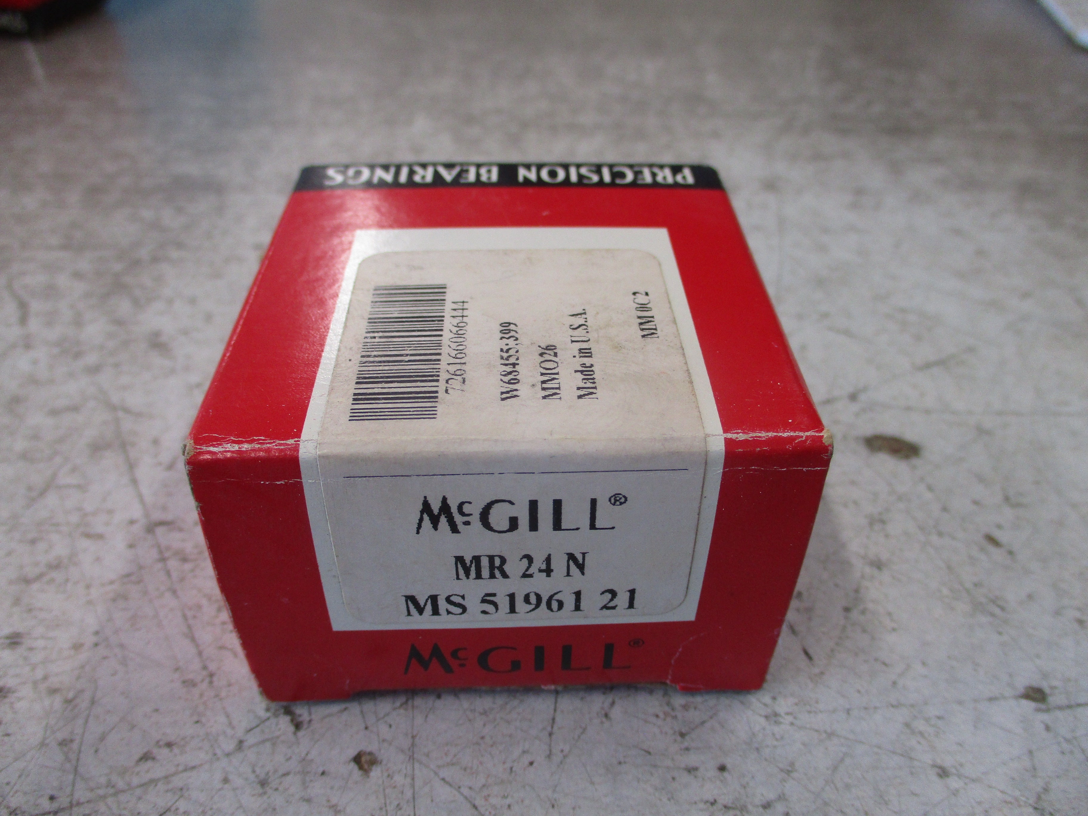 McGill Needle Bearing MR 24 N New Surplus